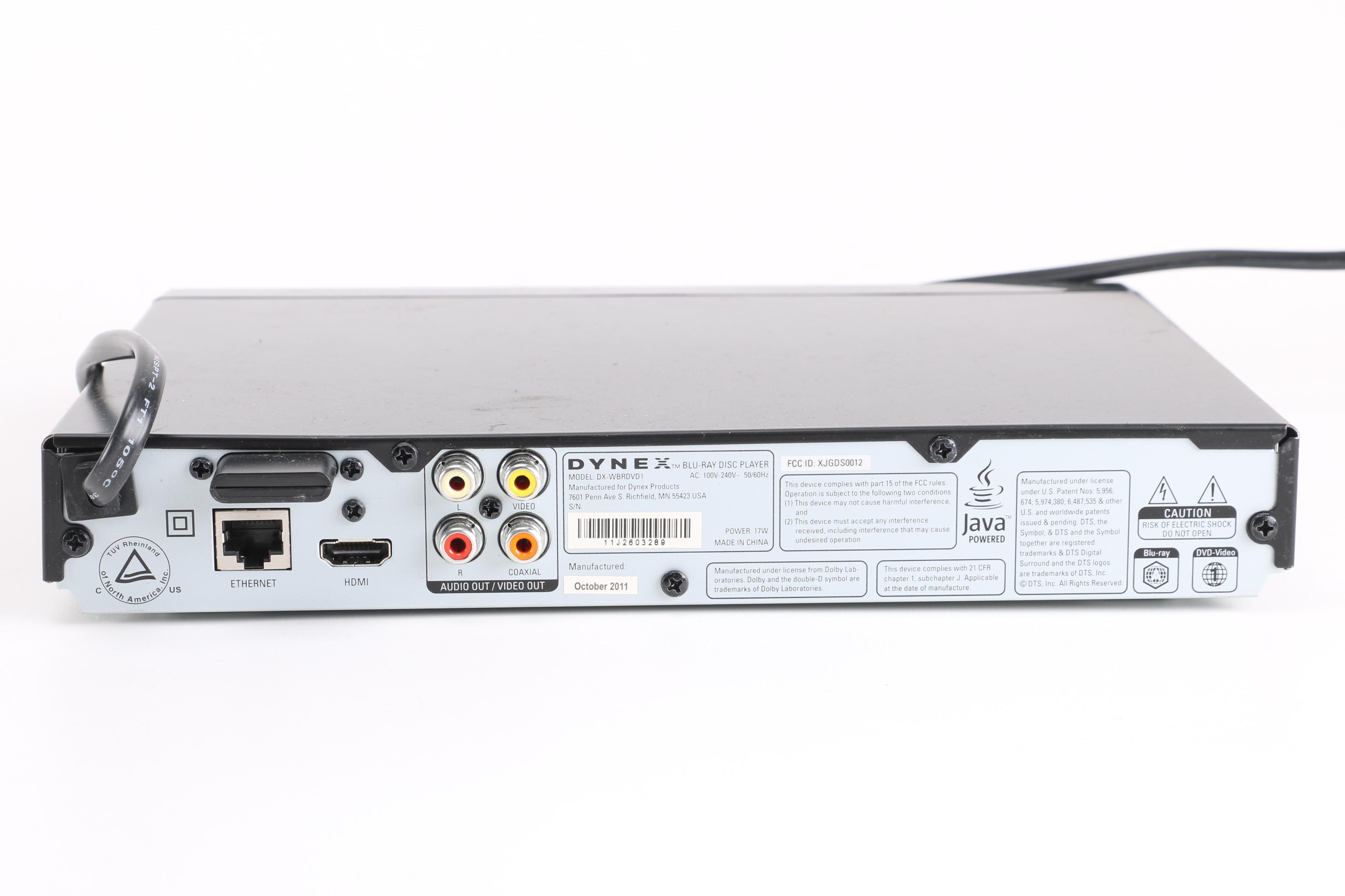 Sony and Dynex Blu-ray Players