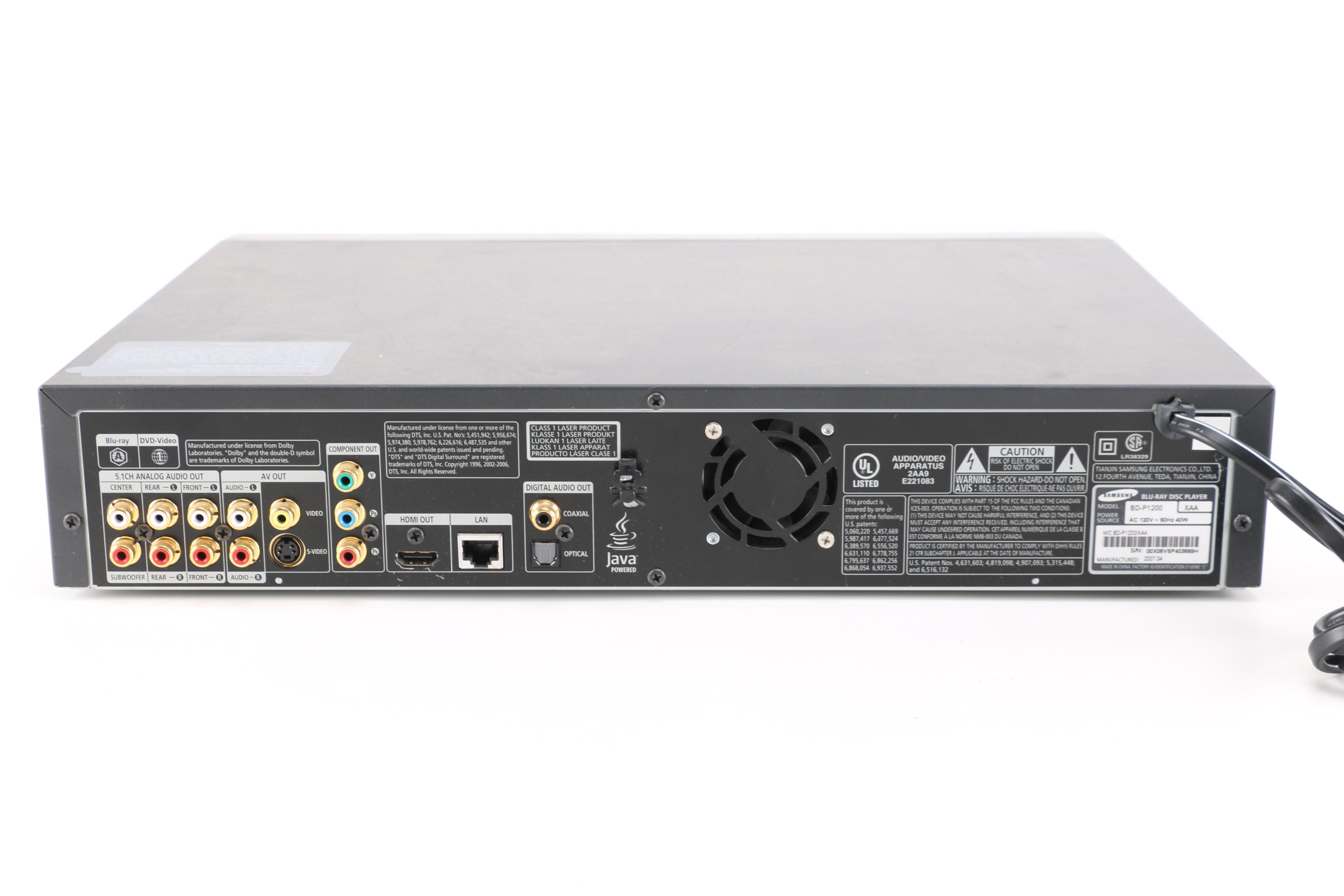 Sony and Samsung Blu-ray Players