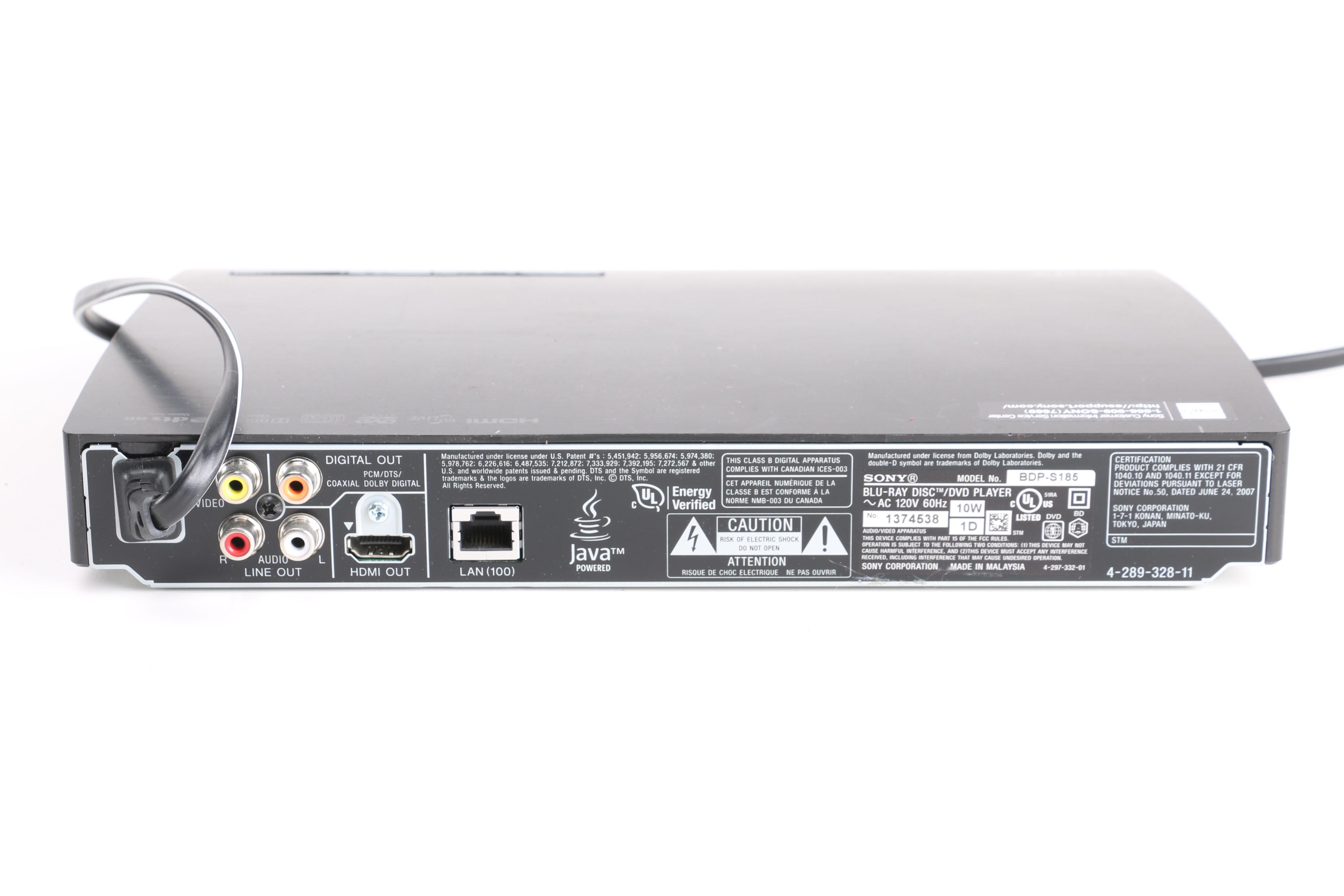 Sony and Samsung Blu-ray Players