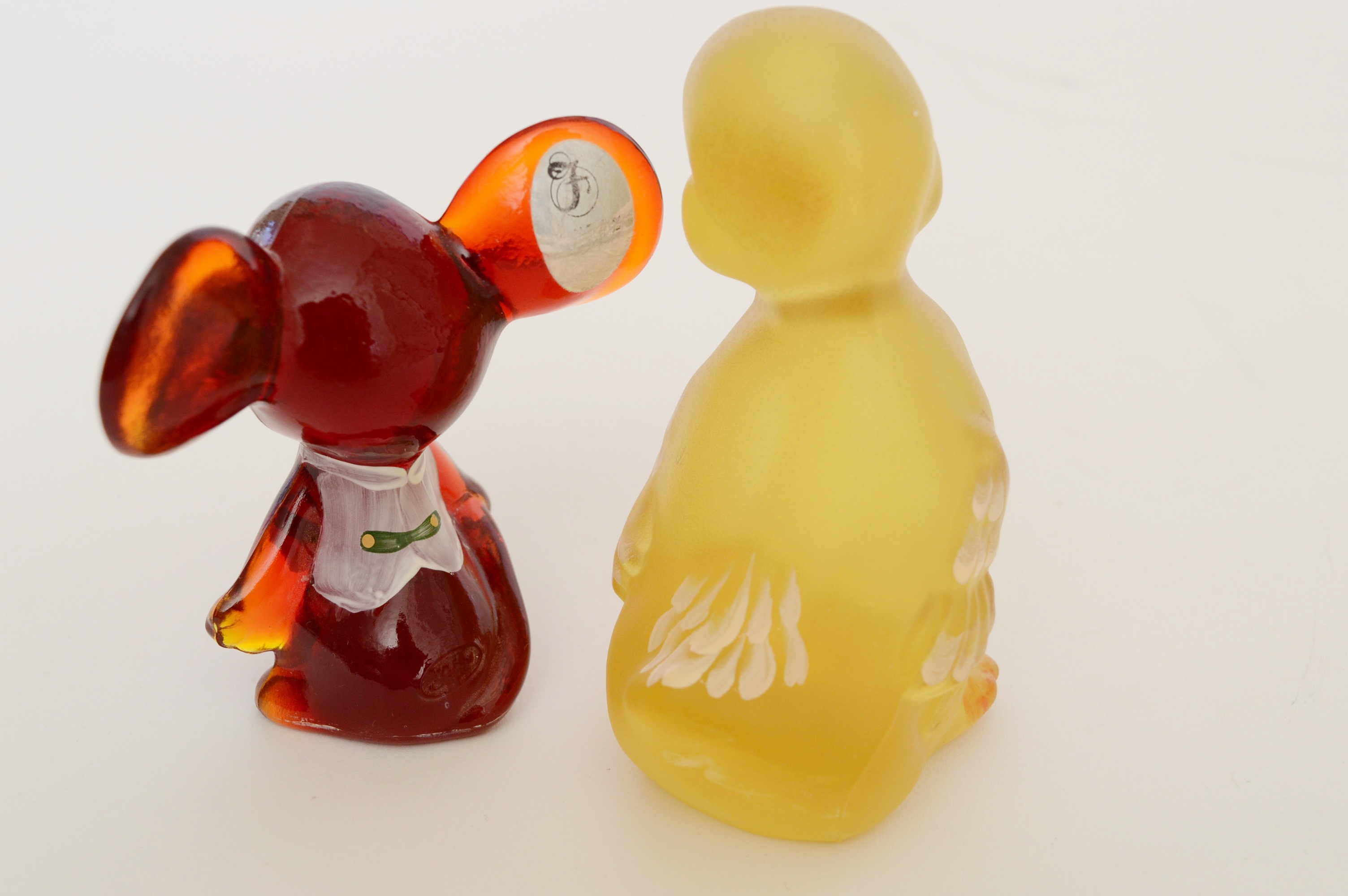 Collection of Artist Signed Fenton Glass Animals