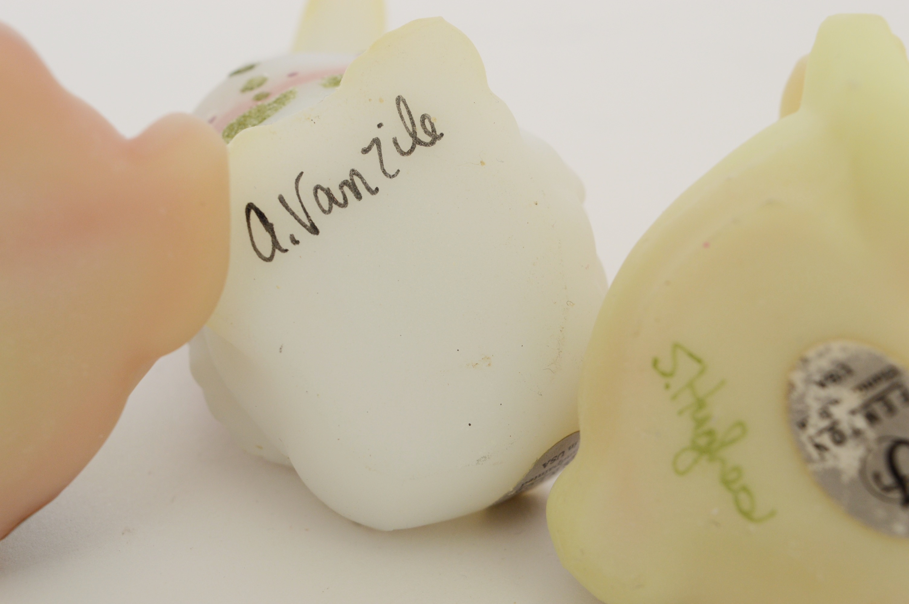 Collection of Artist Signed Fenton Glass Animals