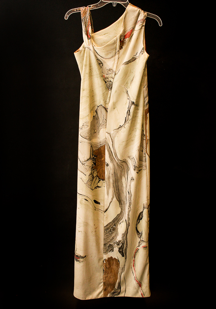 Vintage Lillie Rubin Abstract Maxis Dress and Matching Jacket