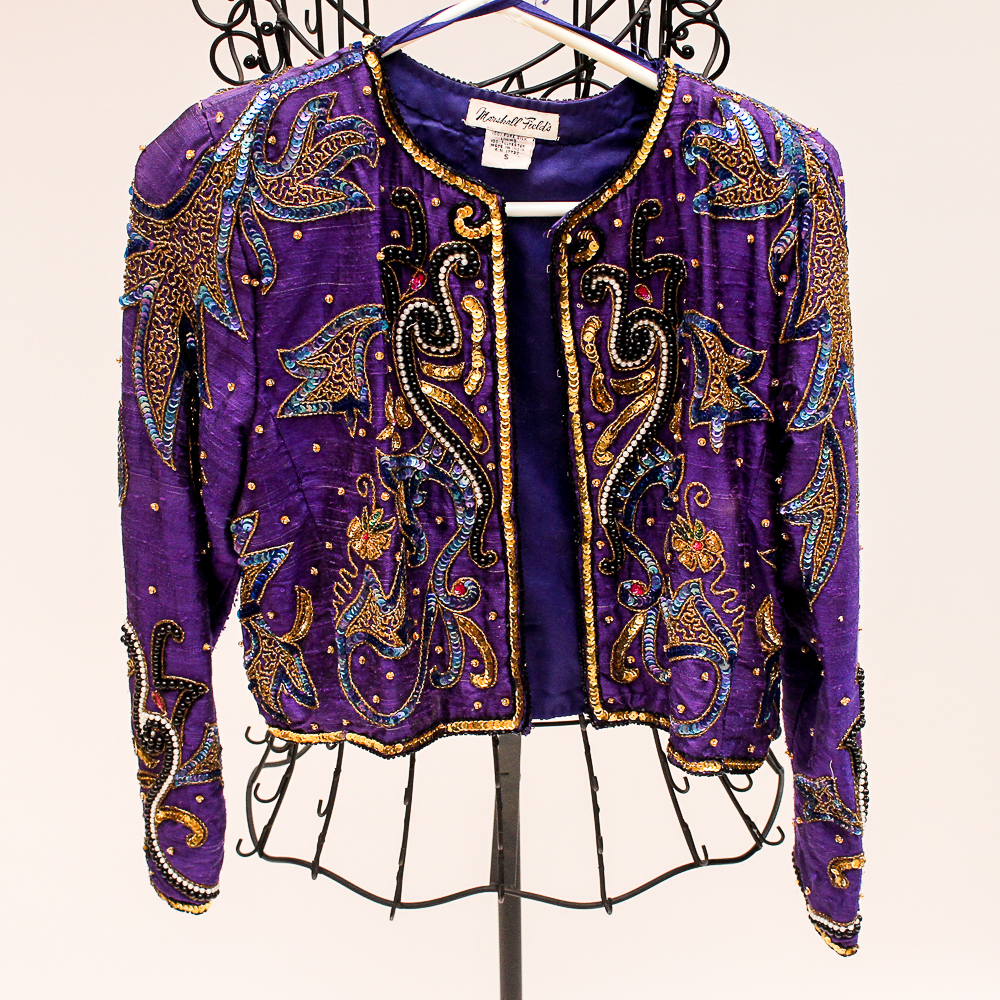 Vintage Sequin Cropped Blazers