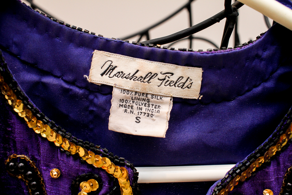 Vintage Sequin Cropped Blazers