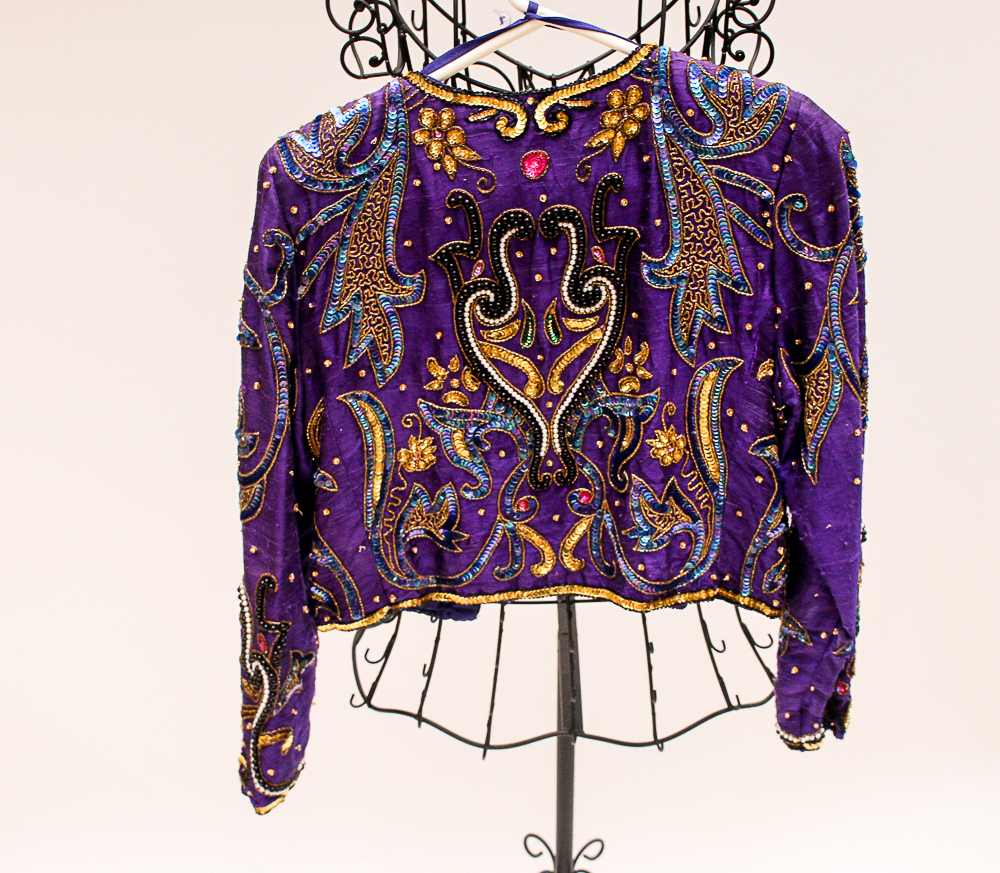 Vintage Sequin Cropped Blazers