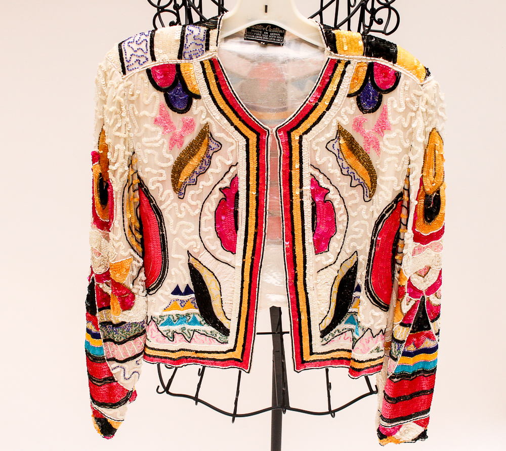 Vintage Sequin Cropped Blazers