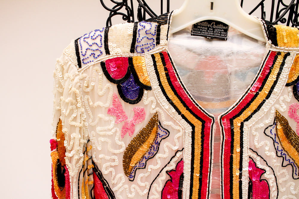 Vintage Sequin Cropped Blazers