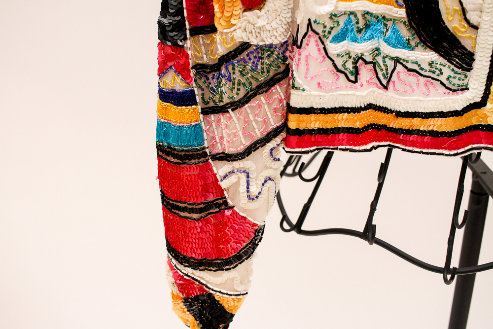 Vintage Sequin Cropped Blazers