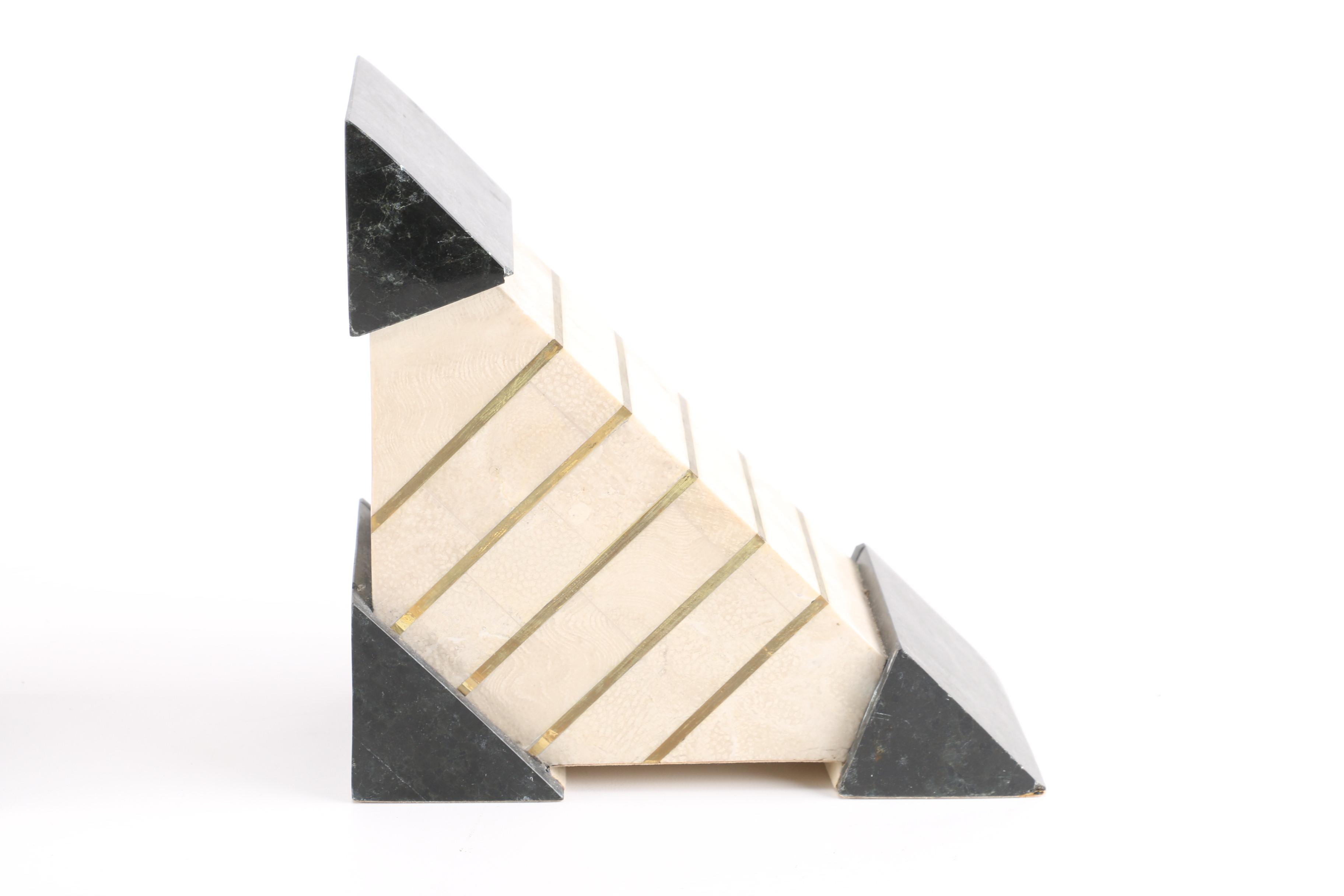 Angular Marble Bookends