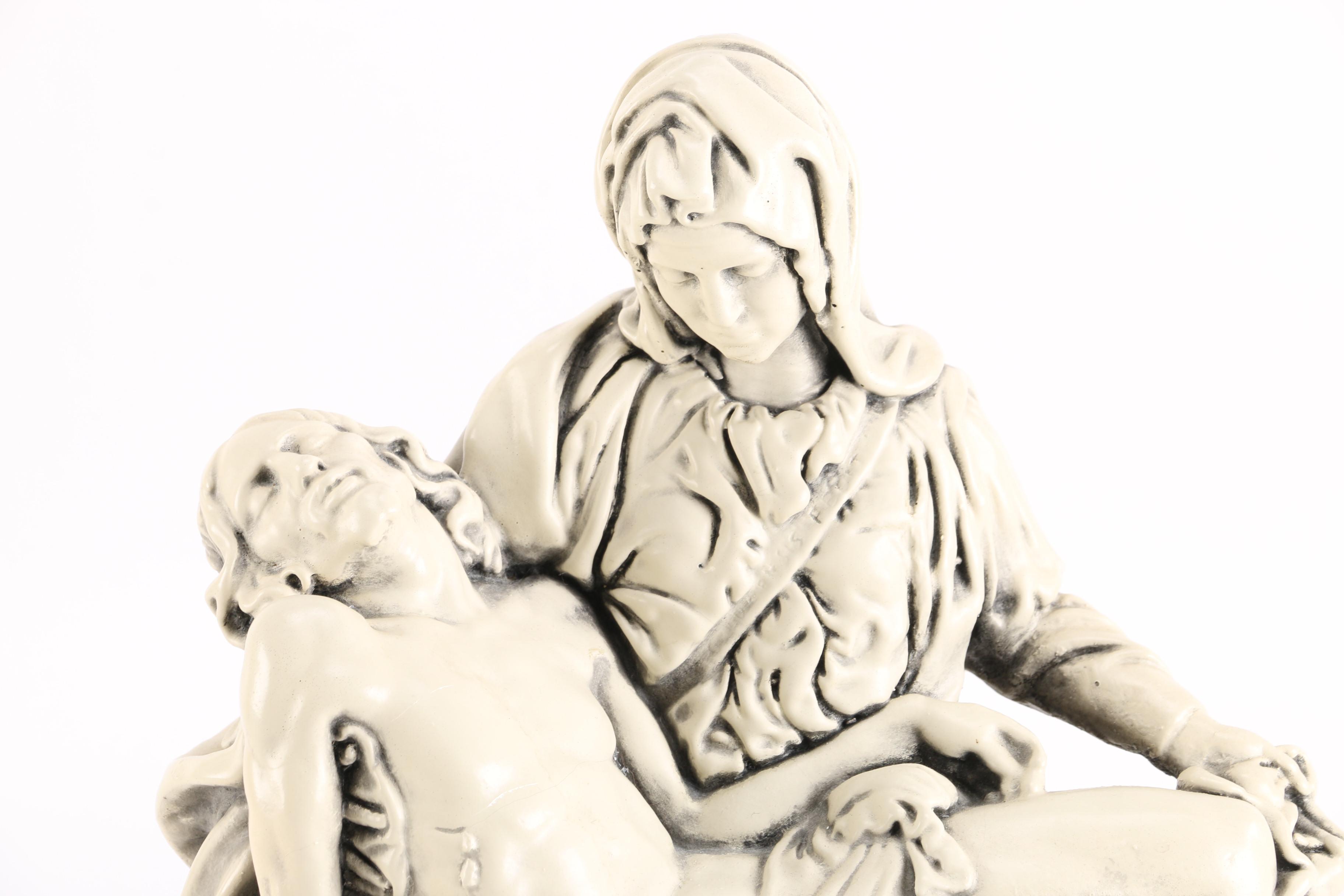 Mid-Century Marwal Industries Chalkware "Pietà" Reproduction