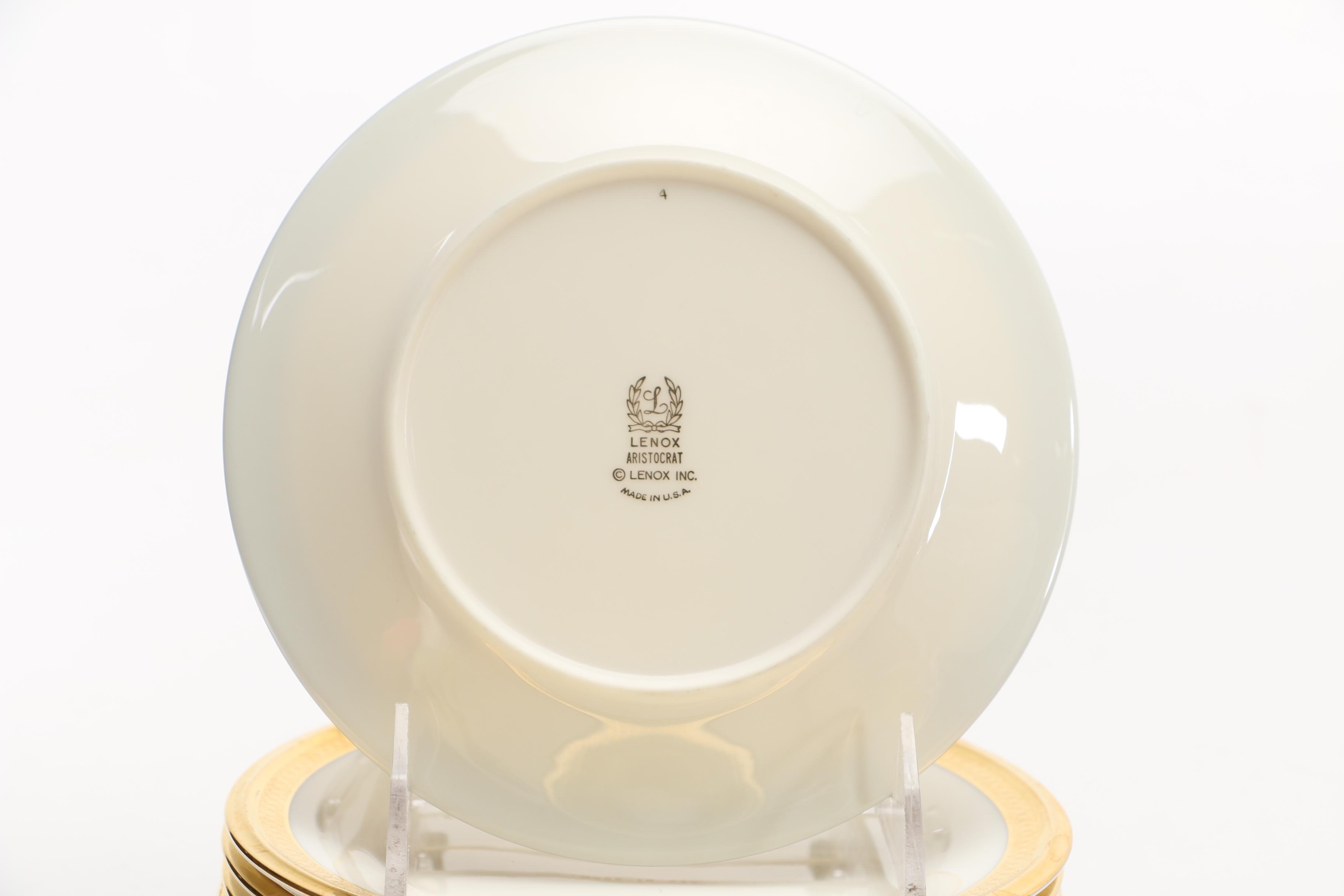 Lenox "Aristocrat" Fine China Dining Set