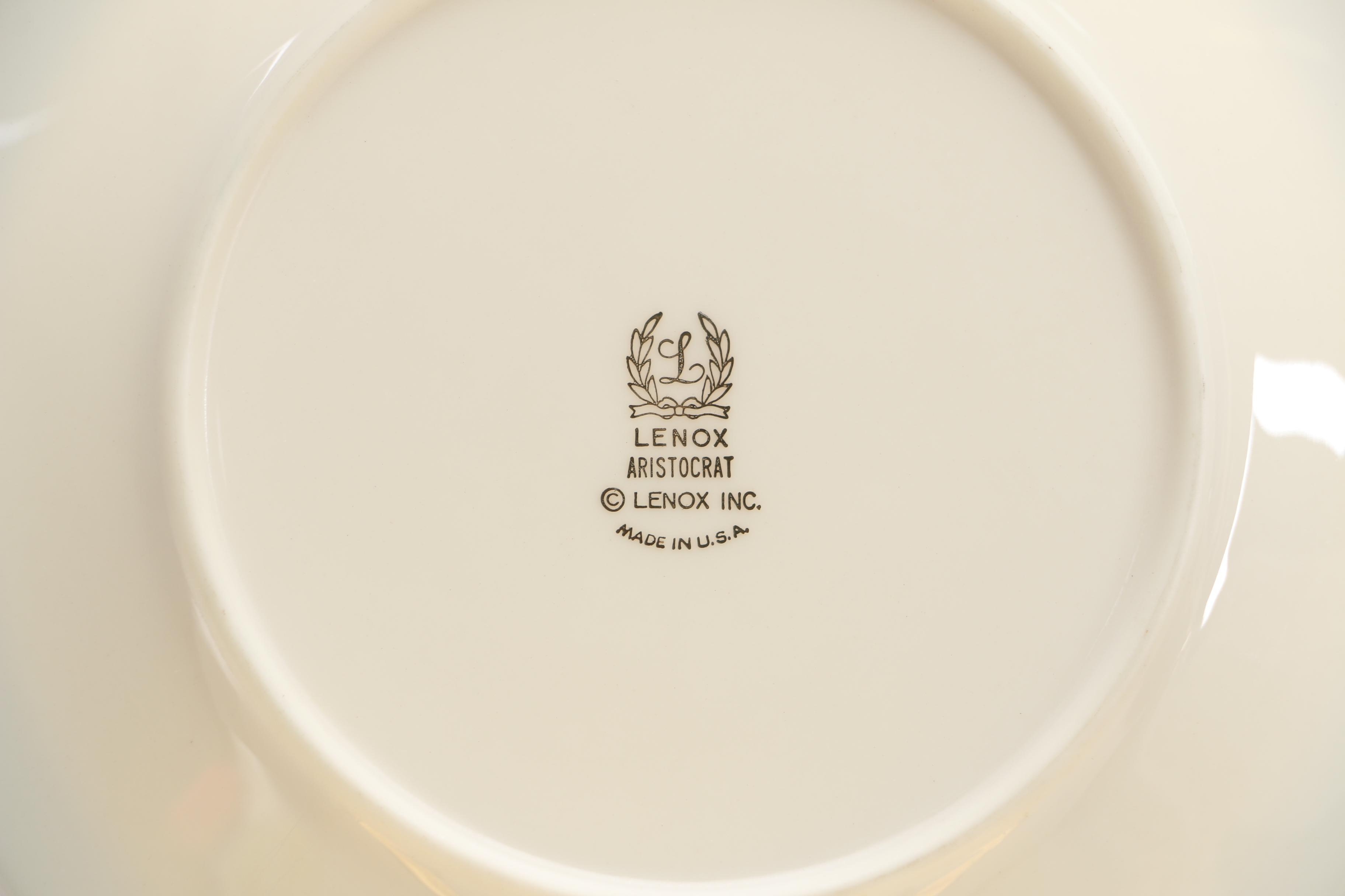 Lenox "Aristocrat" Fine China Dining Set