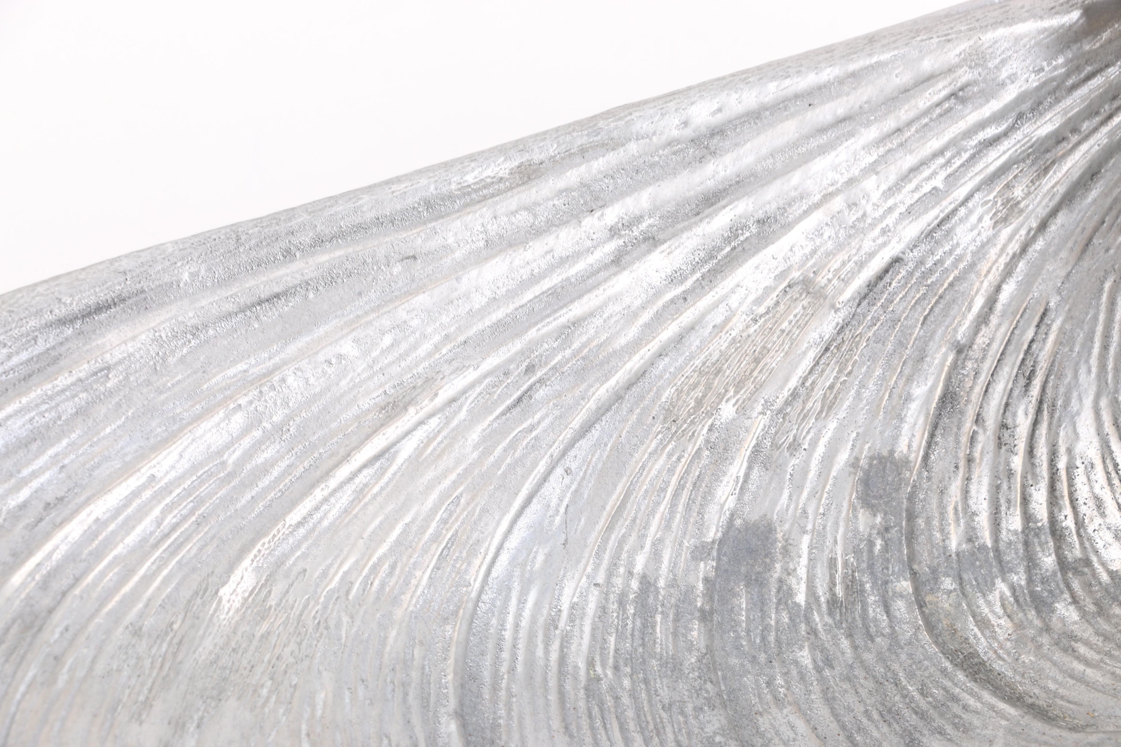 Metal Centerpiece Bowl With Koi and Dolphin Detail