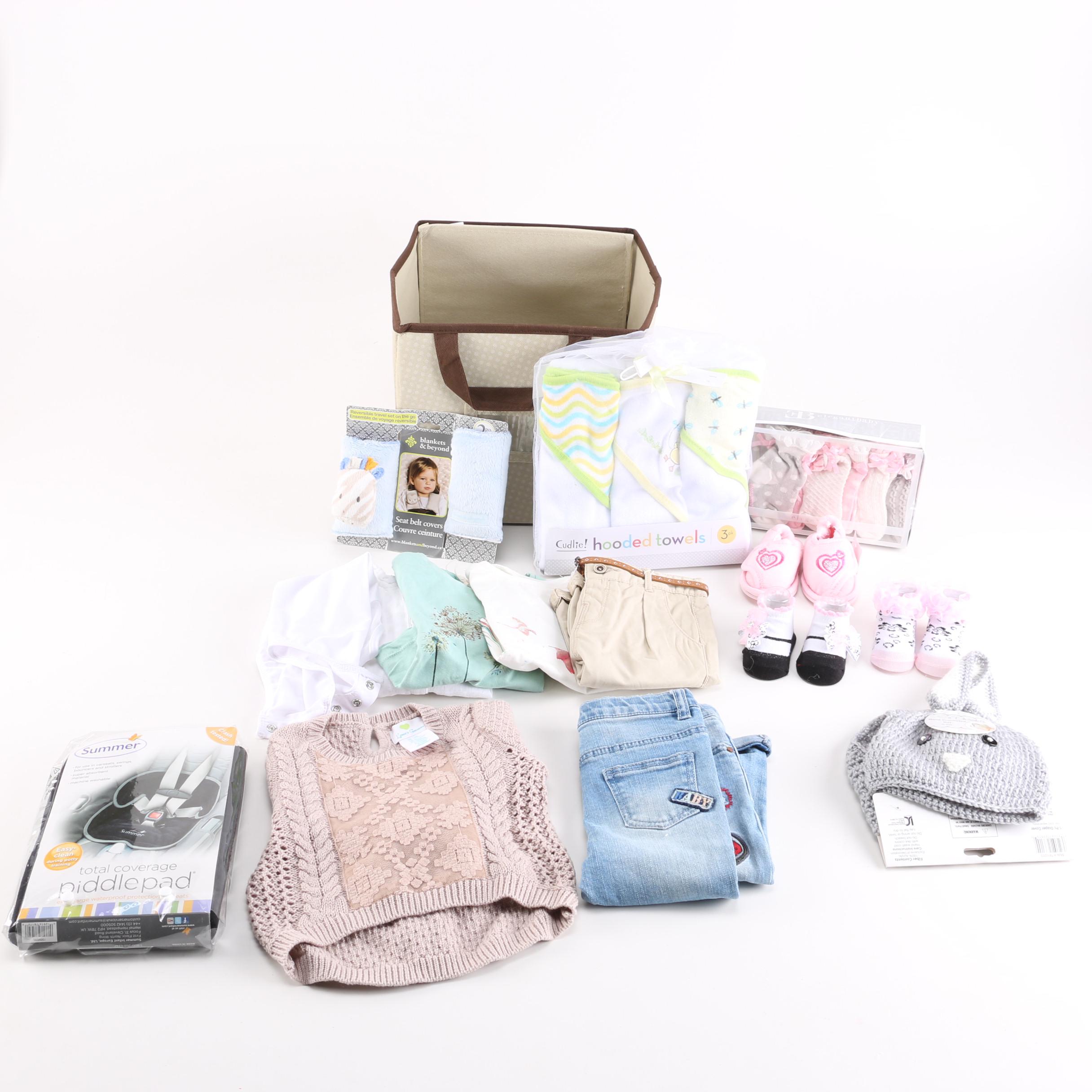 Collection of Baby Clothes and Accessories
