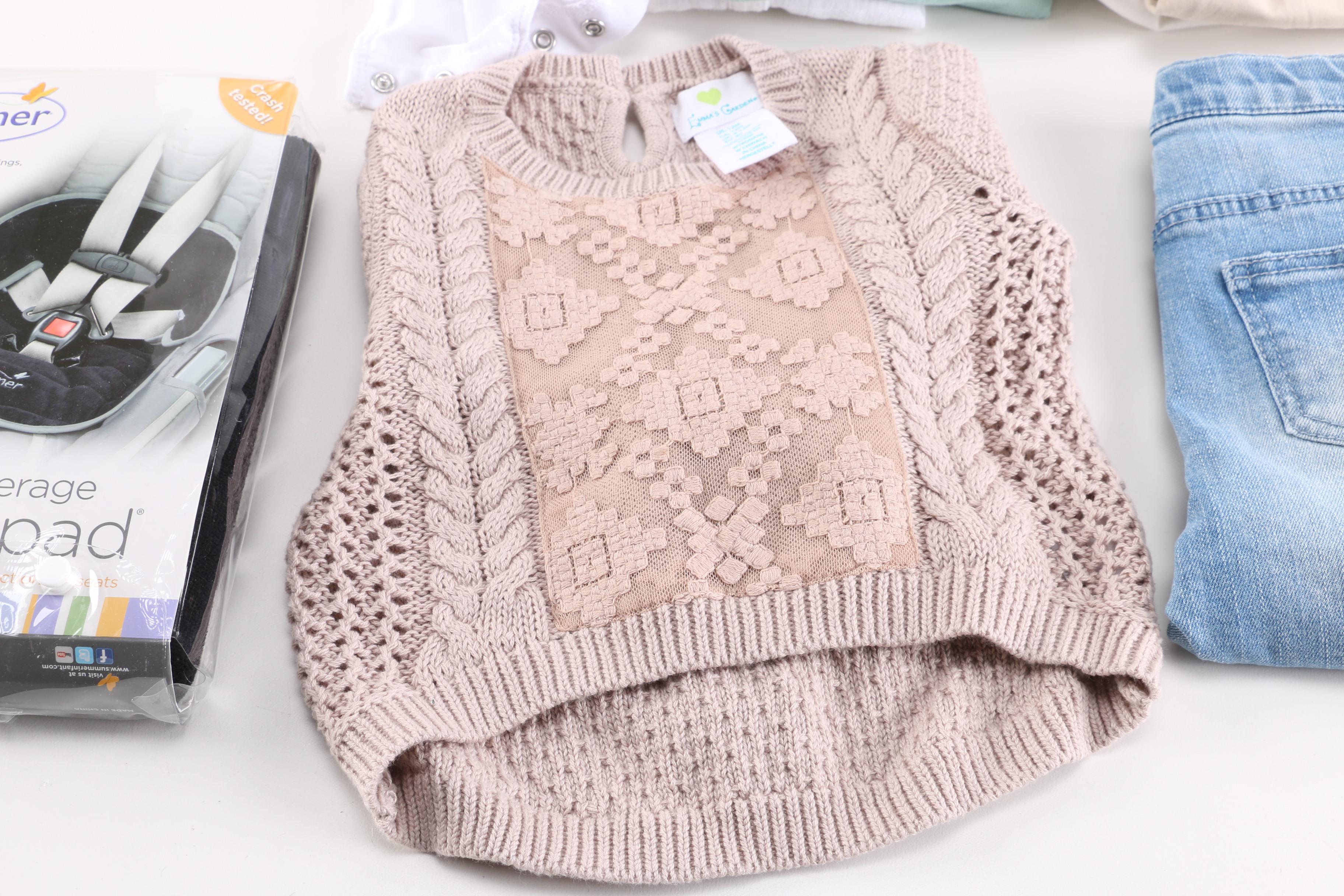 Collection of Baby Clothes and Accessories