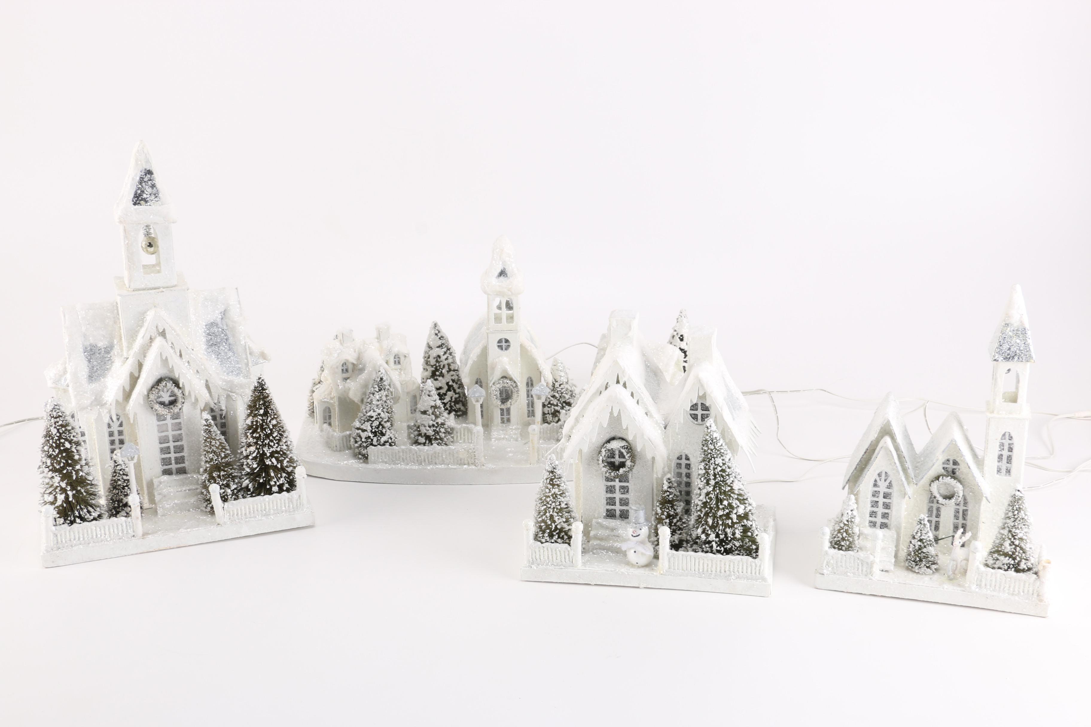 Bethany Lowe Lighted Village Houses