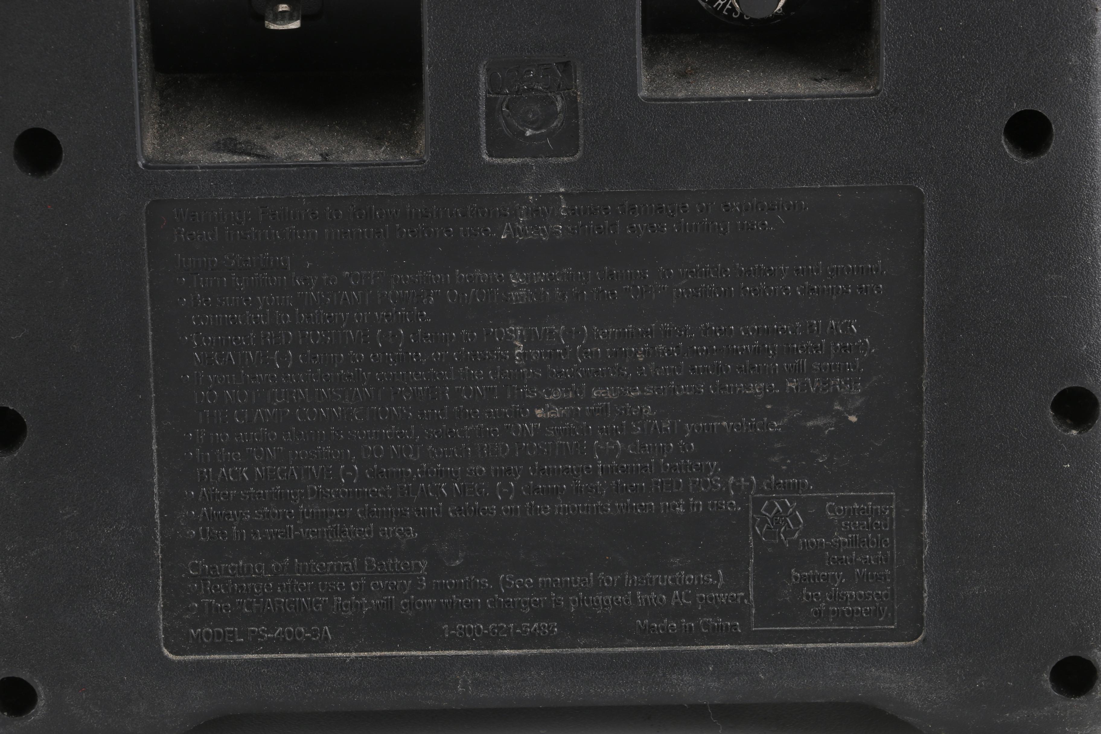 Instand Power Brand Portable Car Battery Starter