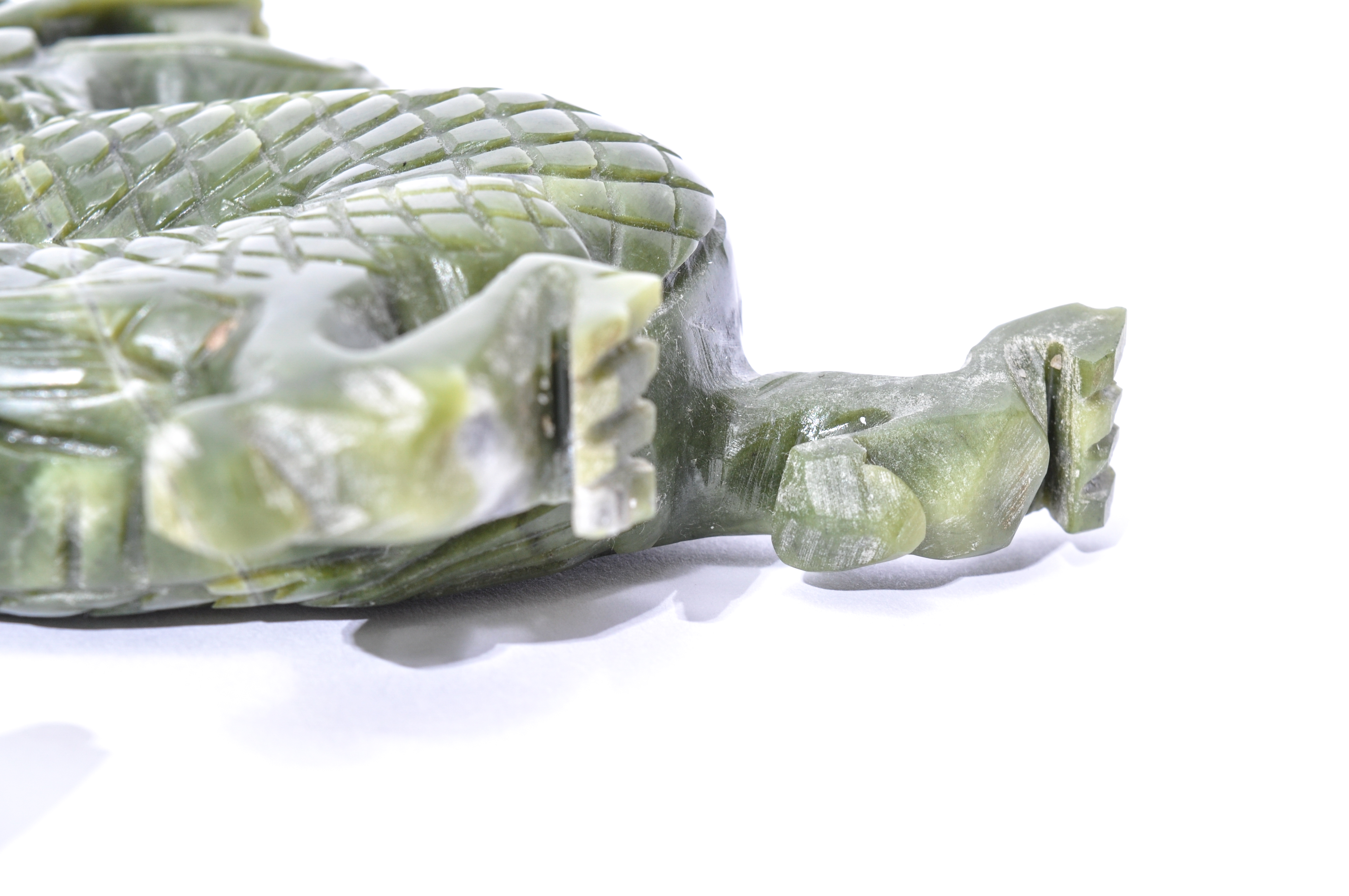 Chinese Carved Jadeite Dragon
