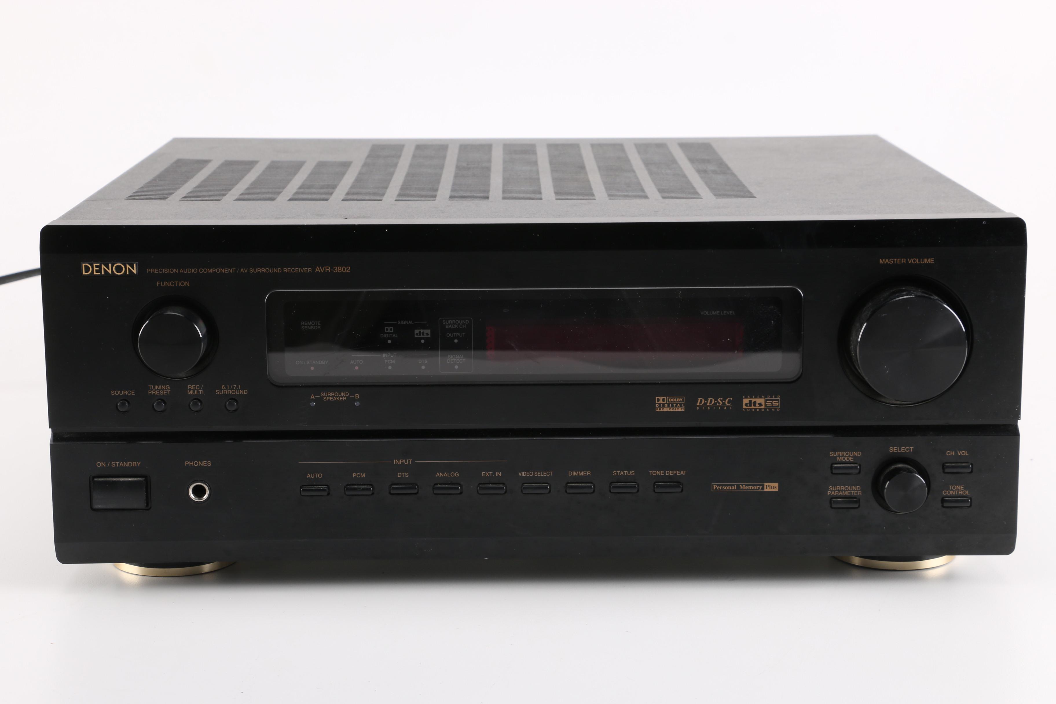 Denon AVR-3802 Surround Sound Stereo Receiver