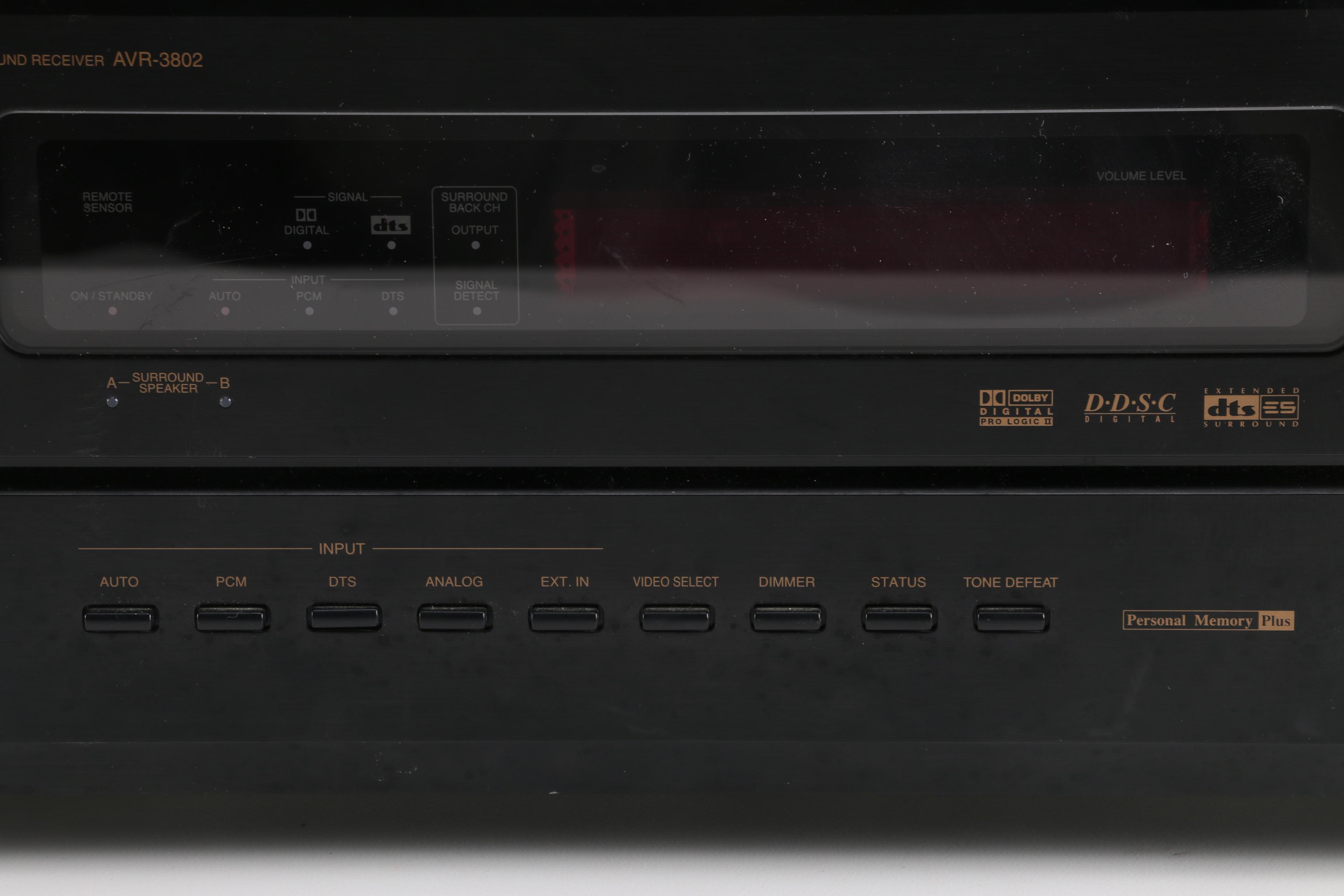 Denon AVR-3802 Surround Sound Stereo Receiver