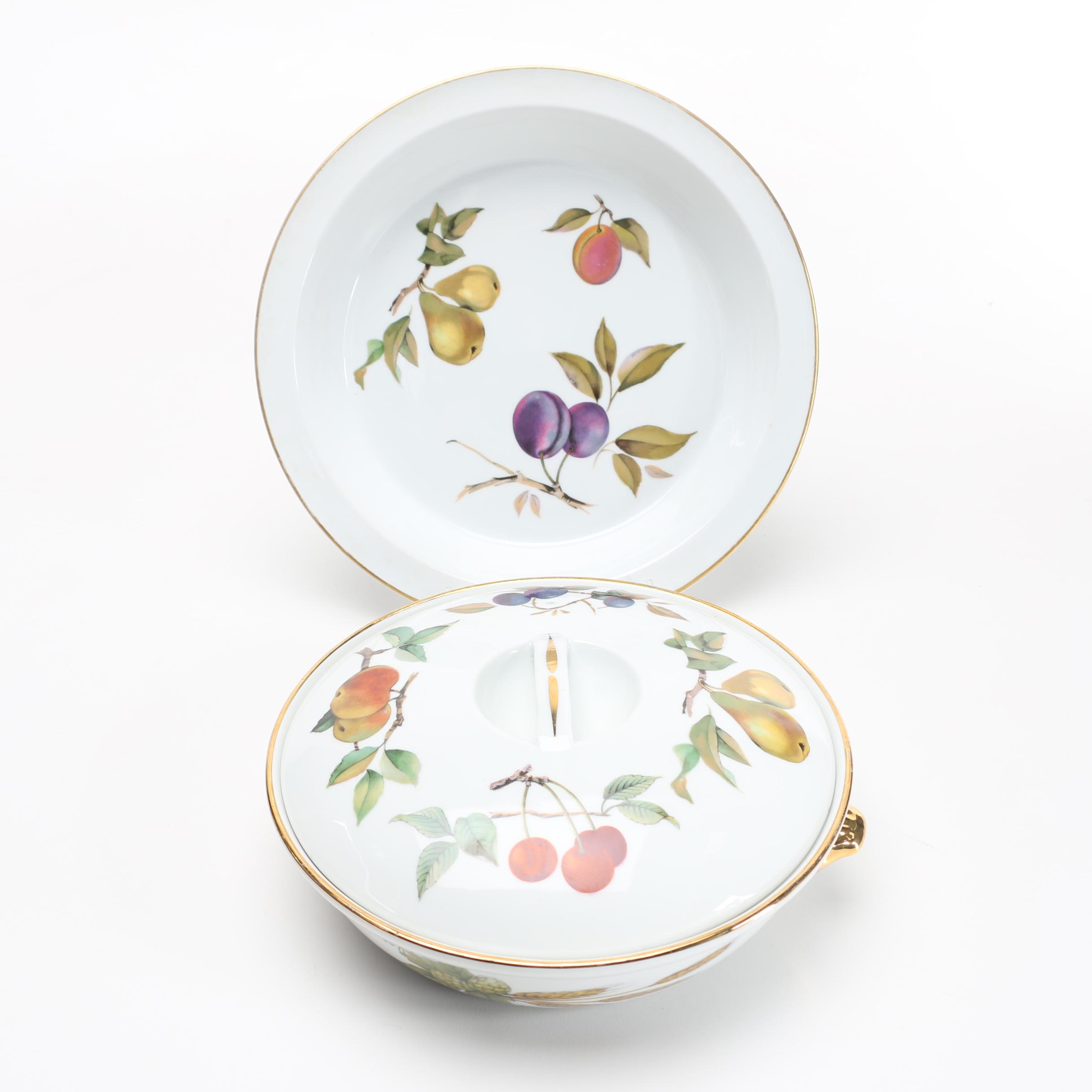 Royal Worcester 'Evesham" Serving Set