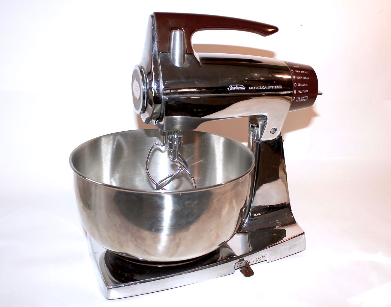 Vintage Sunbeam Stainless MixerMaster + Bakeware