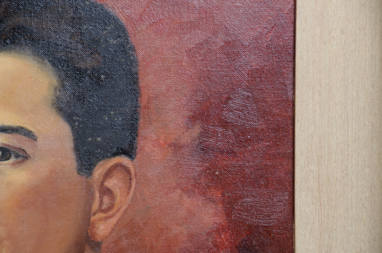 Phyllis C. Maloney Oil Painting Portrait of a Young Man