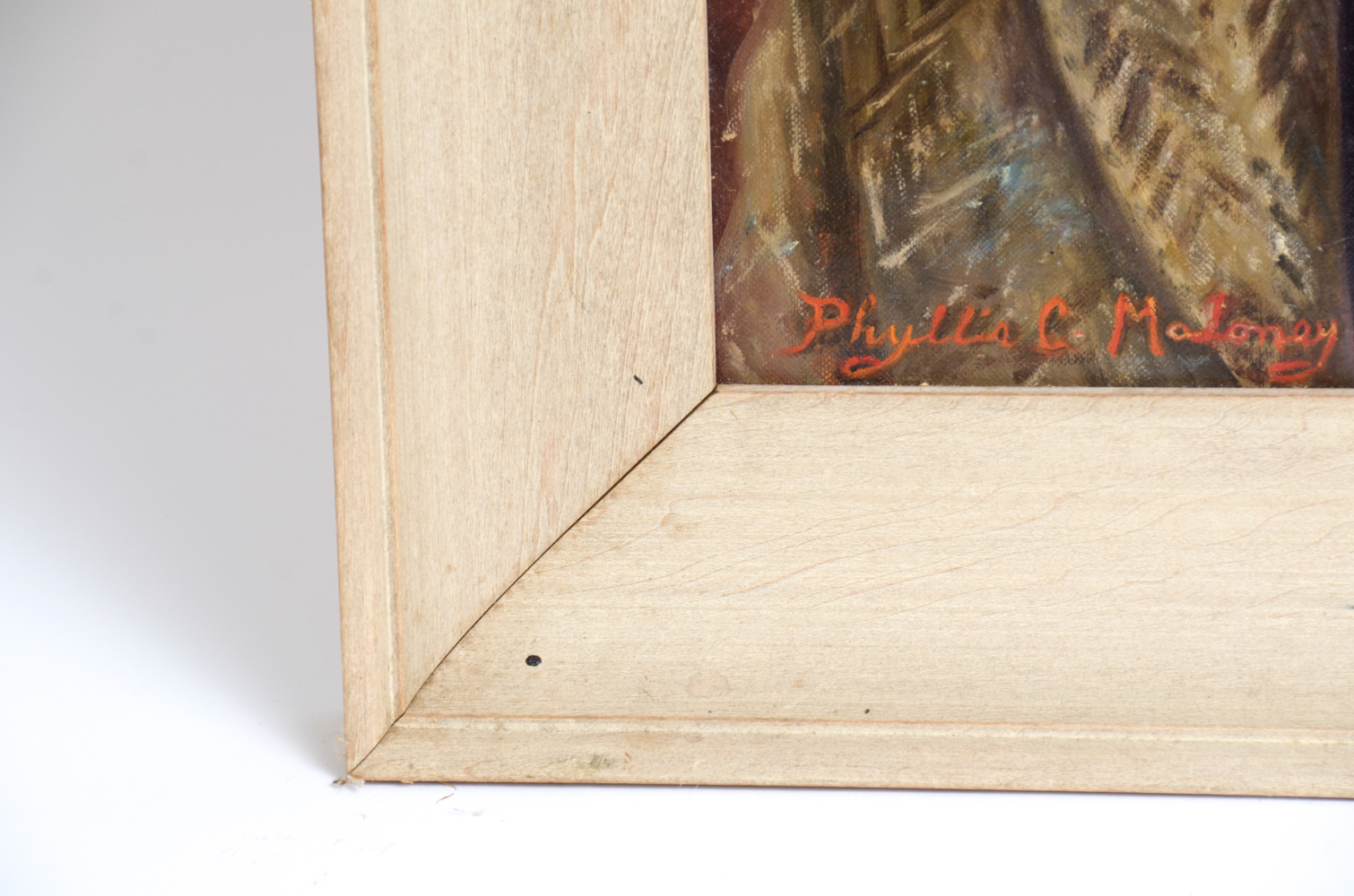 Phyllis C. Maloney Oil Painting Portrait of a Young Man