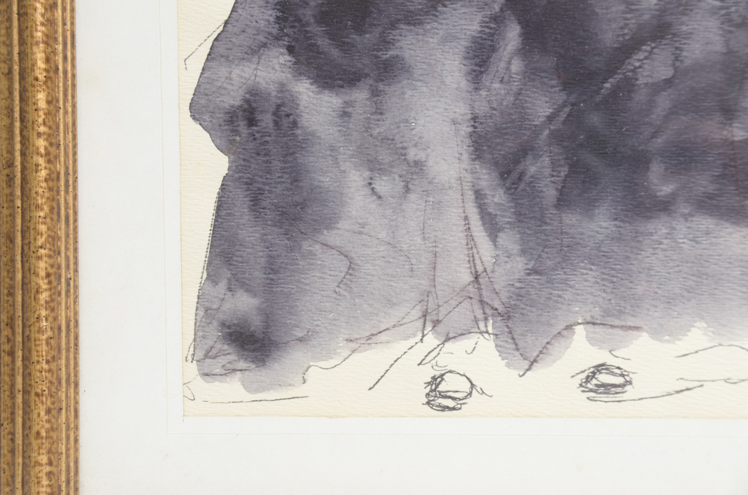 Original Watercolor and Ink Painting Signed McKay