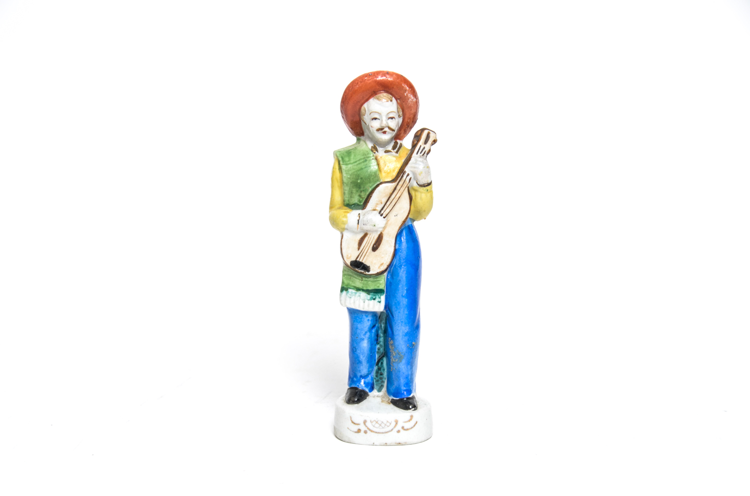 Porcelain Mexican Guitar Player Made in Occupied Japan