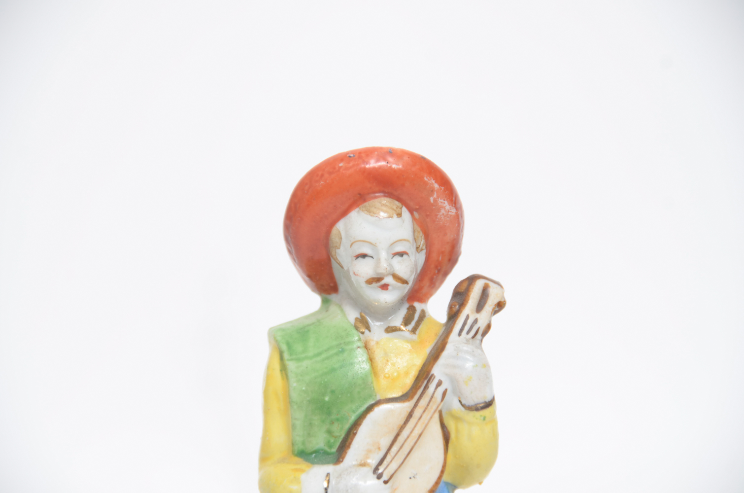 Porcelain Mexican Guitar Player Made in Occupied Japan