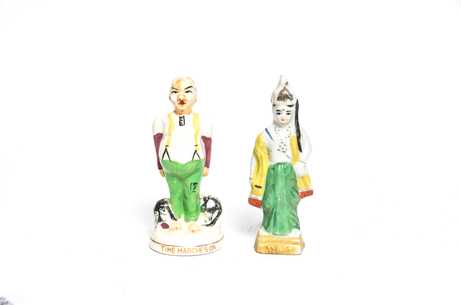 Pair of Vintage Porcelain Figurines Made in Occupied Japan