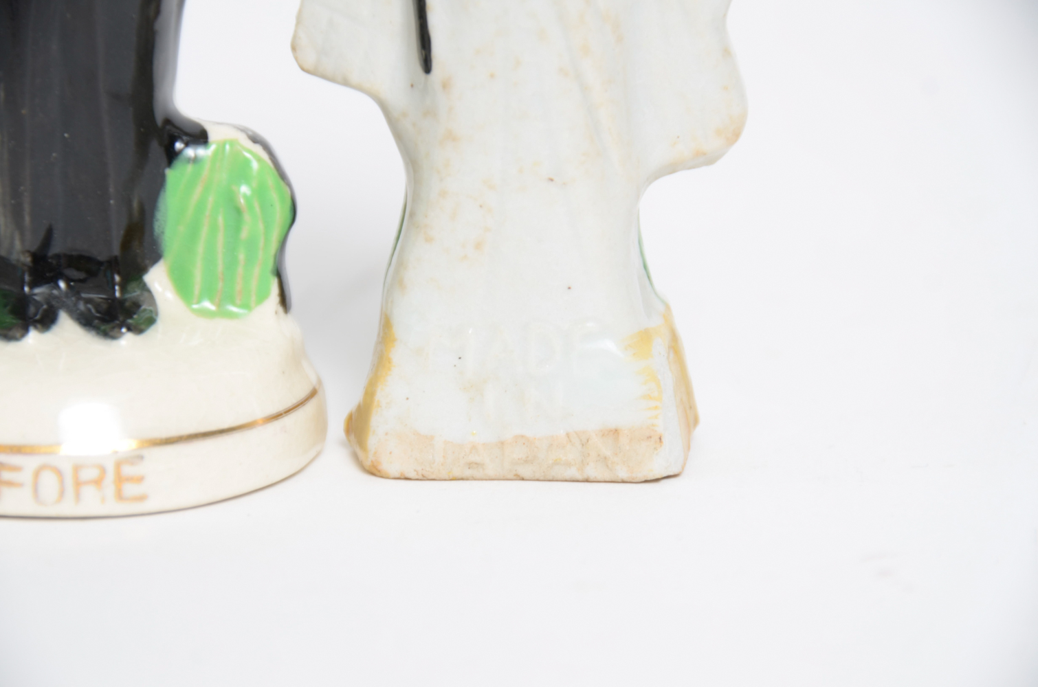 Pair of Vintage Porcelain Figurines Made in Occupied Japan