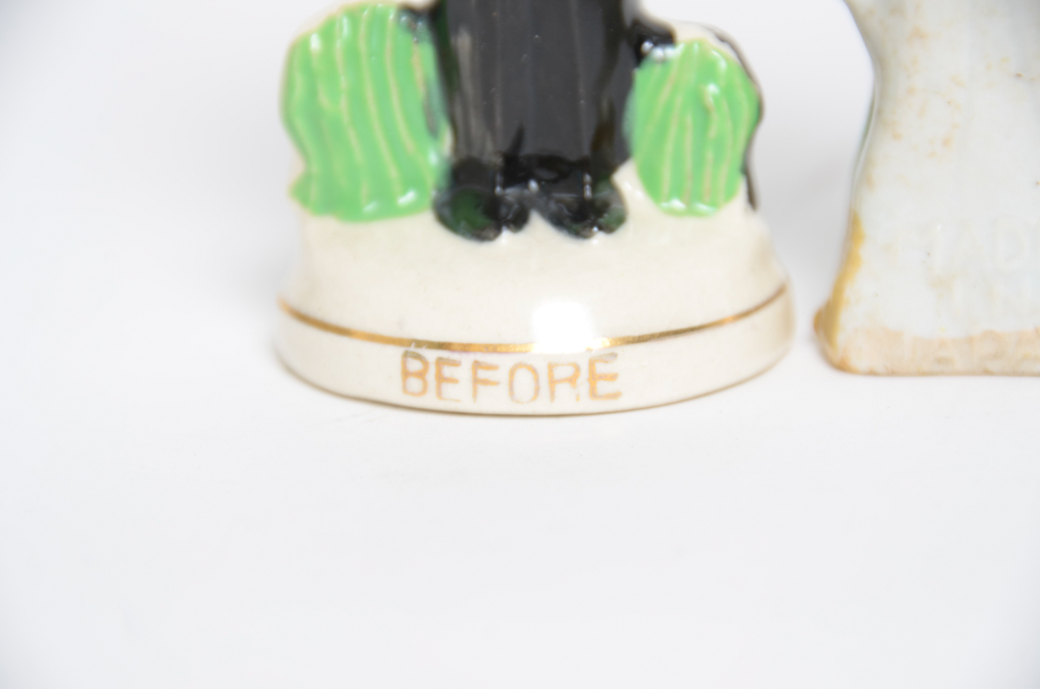 Pair of Vintage Porcelain Figurines Made in Occupied Japan