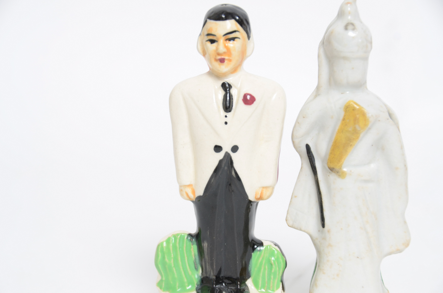 Pair of Vintage Porcelain Figurines Made in Occupied Japan