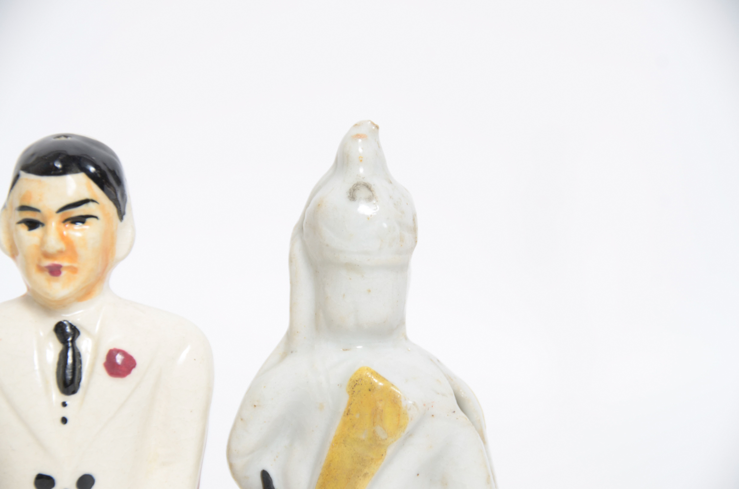 Pair of Vintage Porcelain Figurines Made in Occupied Japan
