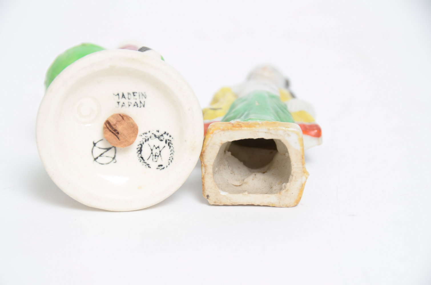 Pair of Vintage Porcelain Figurines Made in Occupied Japan