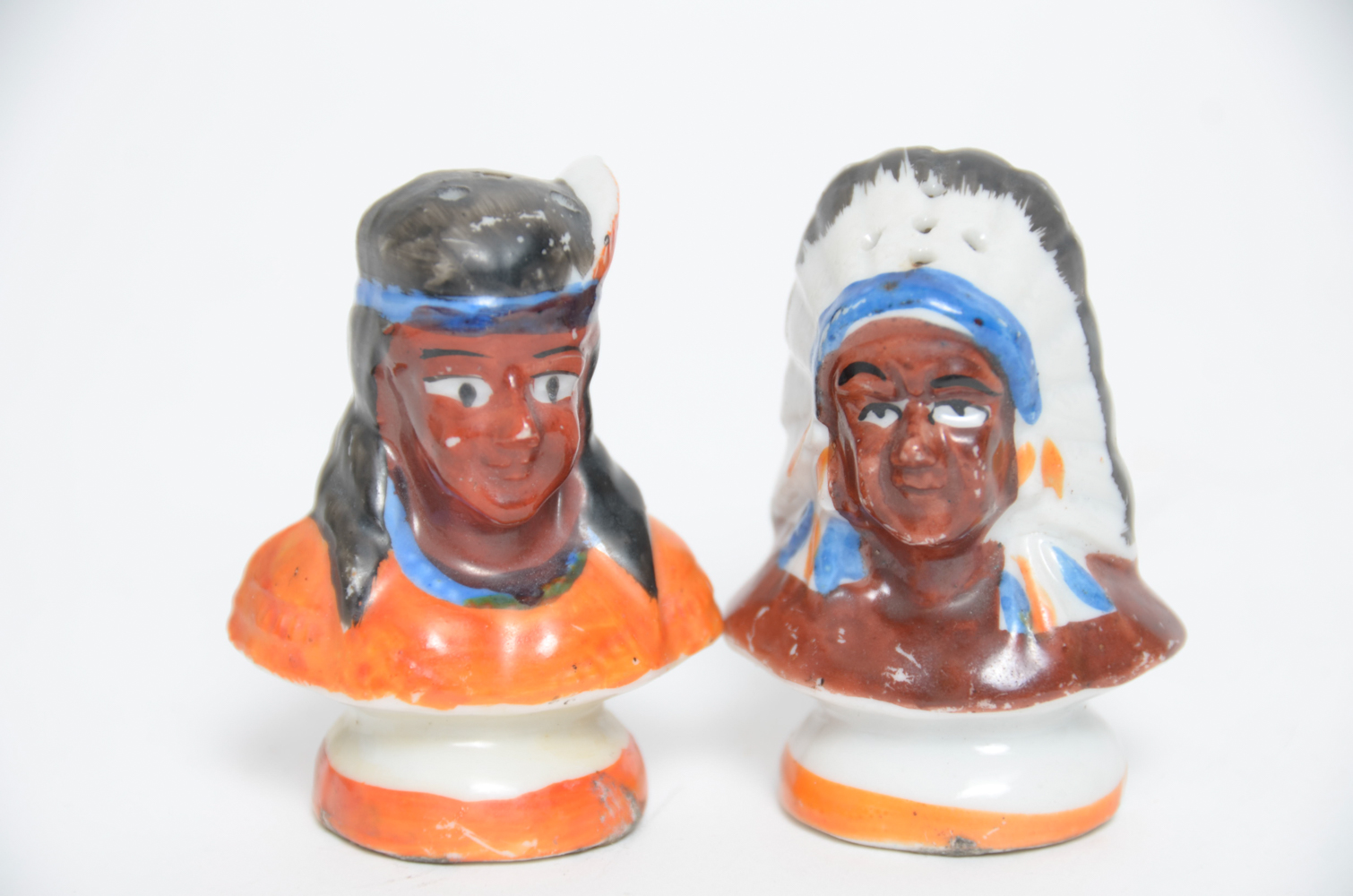 Vintage Figural Salt and Pepper Shakers Made in Occupied Japan