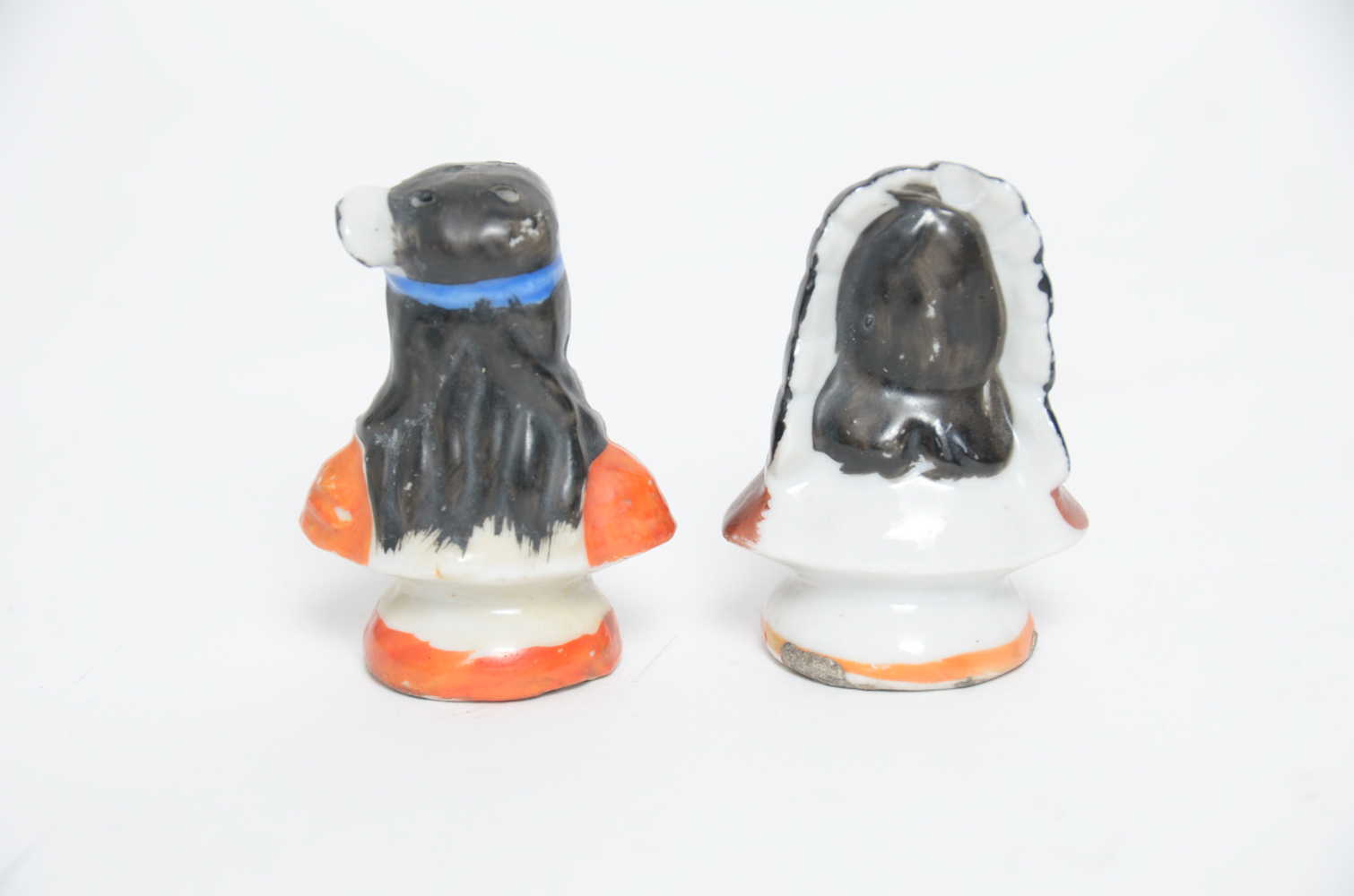 Vintage Figural Salt and Pepper Shakers Made in Occupied Japan