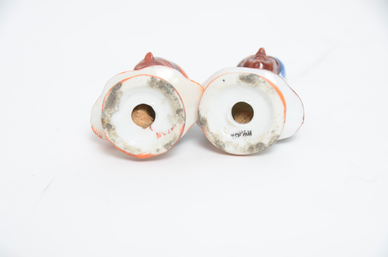 Vintage Figural Salt and Pepper Shakers Made in Occupied Japan