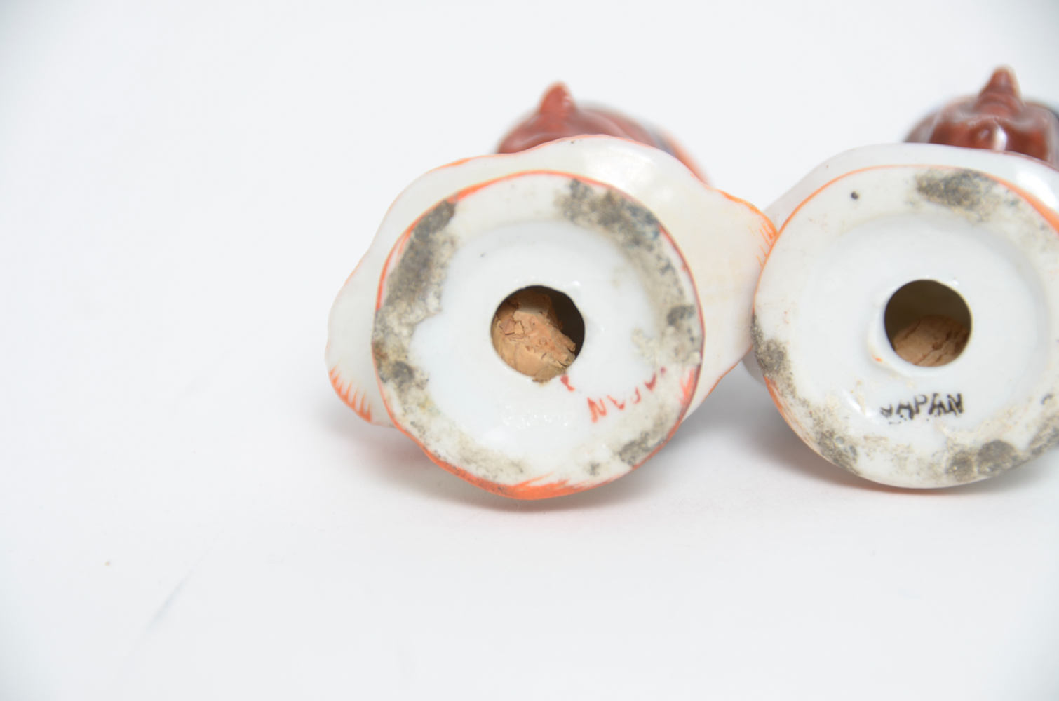 Vintage Figural Salt and Pepper Shakers Made in Occupied Japan