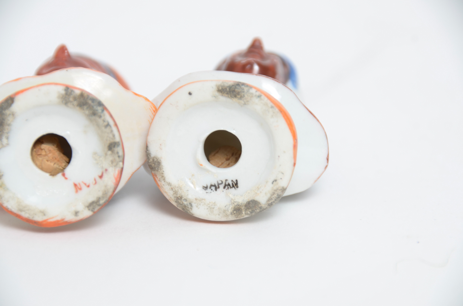 Vintage Figural Salt and Pepper Shakers Made in Occupied Japan