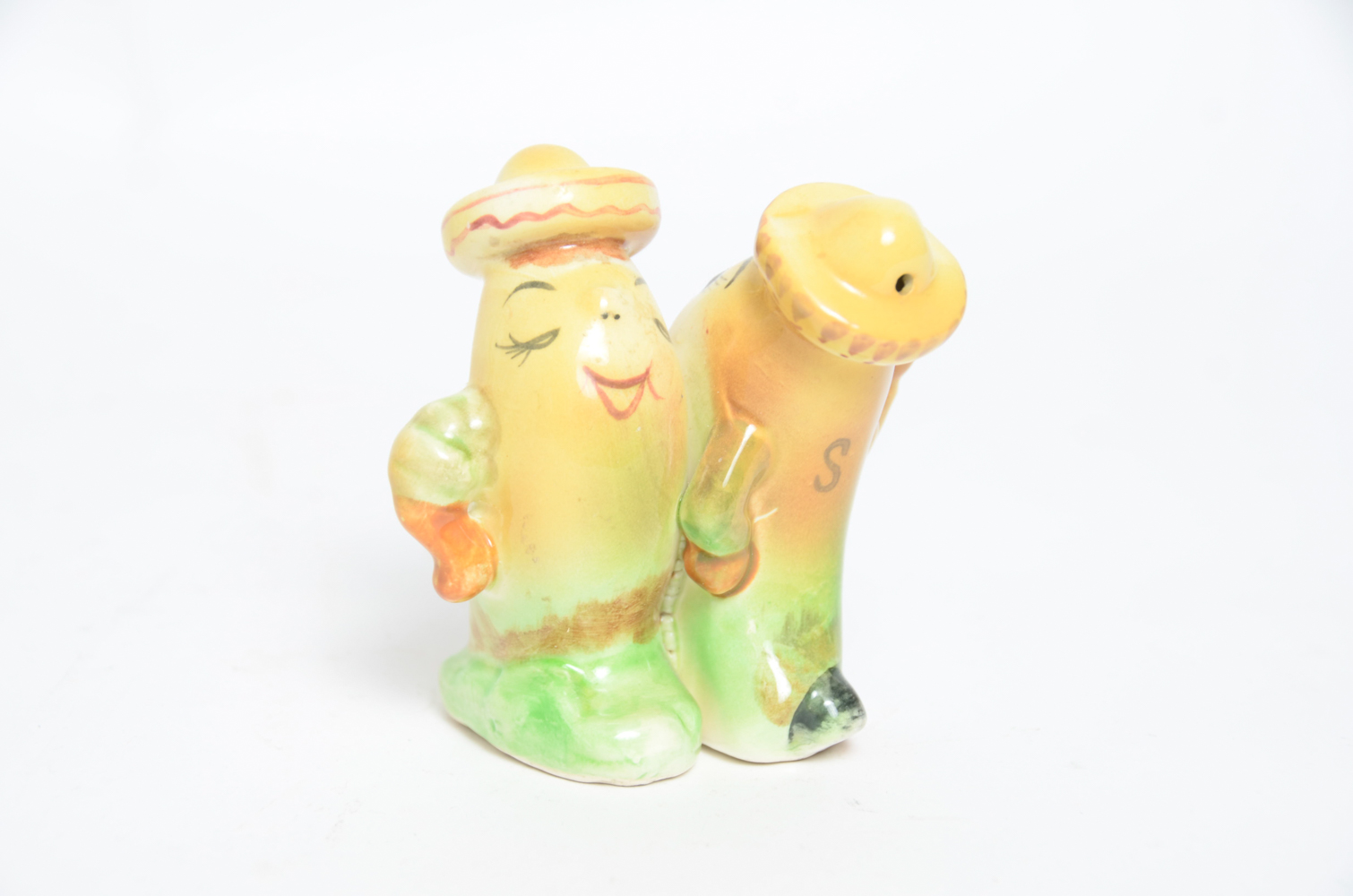 Vintage Figural Salt and Pepper Shakers Made in Occupied Japan