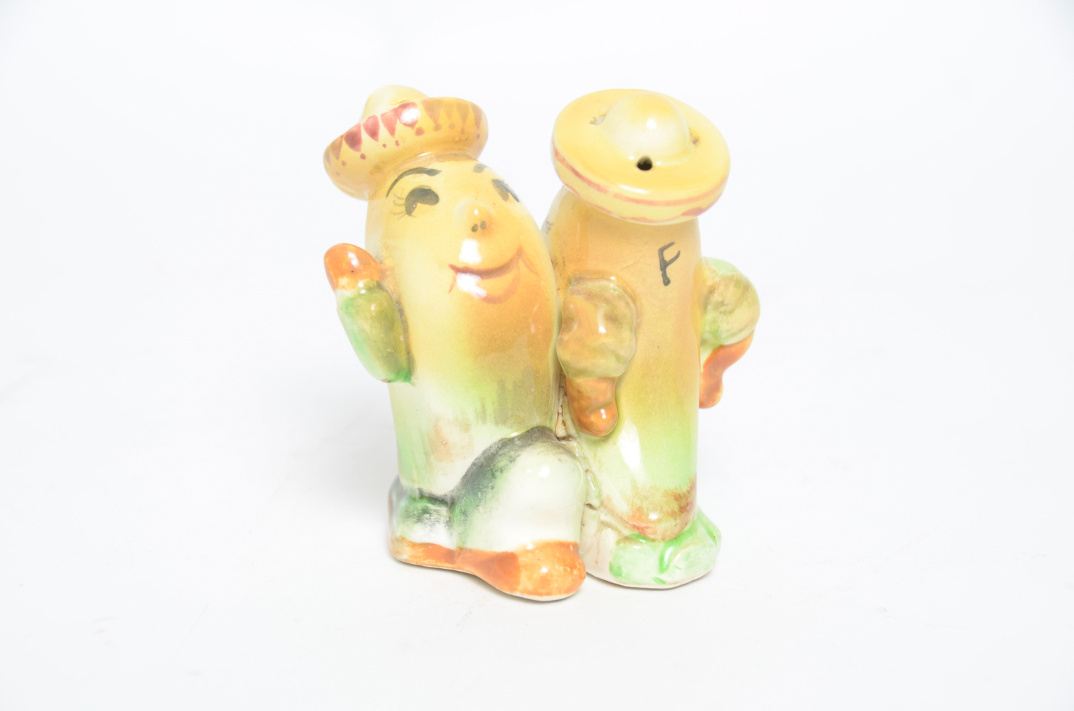 Vintage Figural Salt and Pepper Shakers Made in Occupied Japan