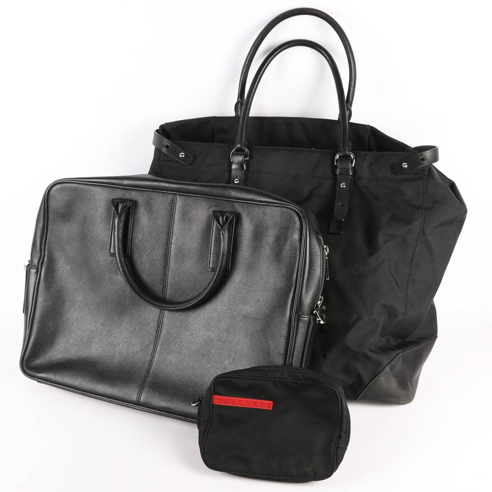 Assorted Totes including Tumi and Prada