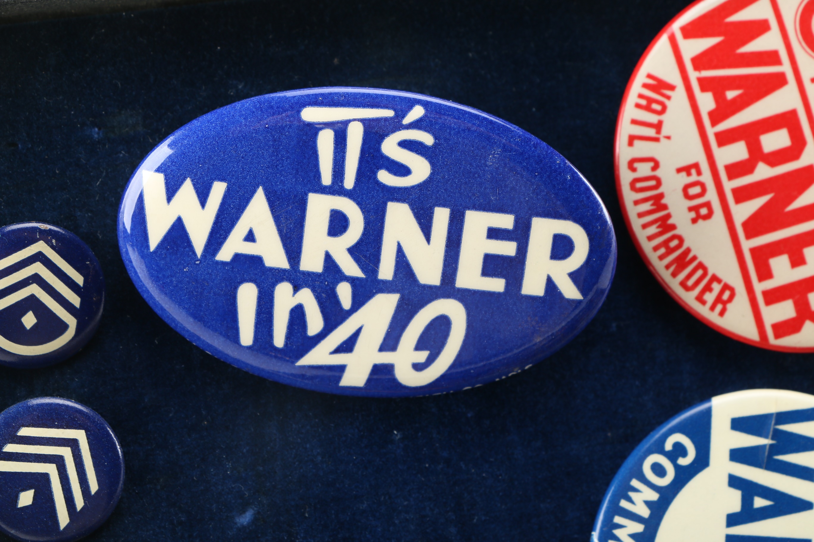 Circa 1937-41 American Legion Convention Pins with Ribbons