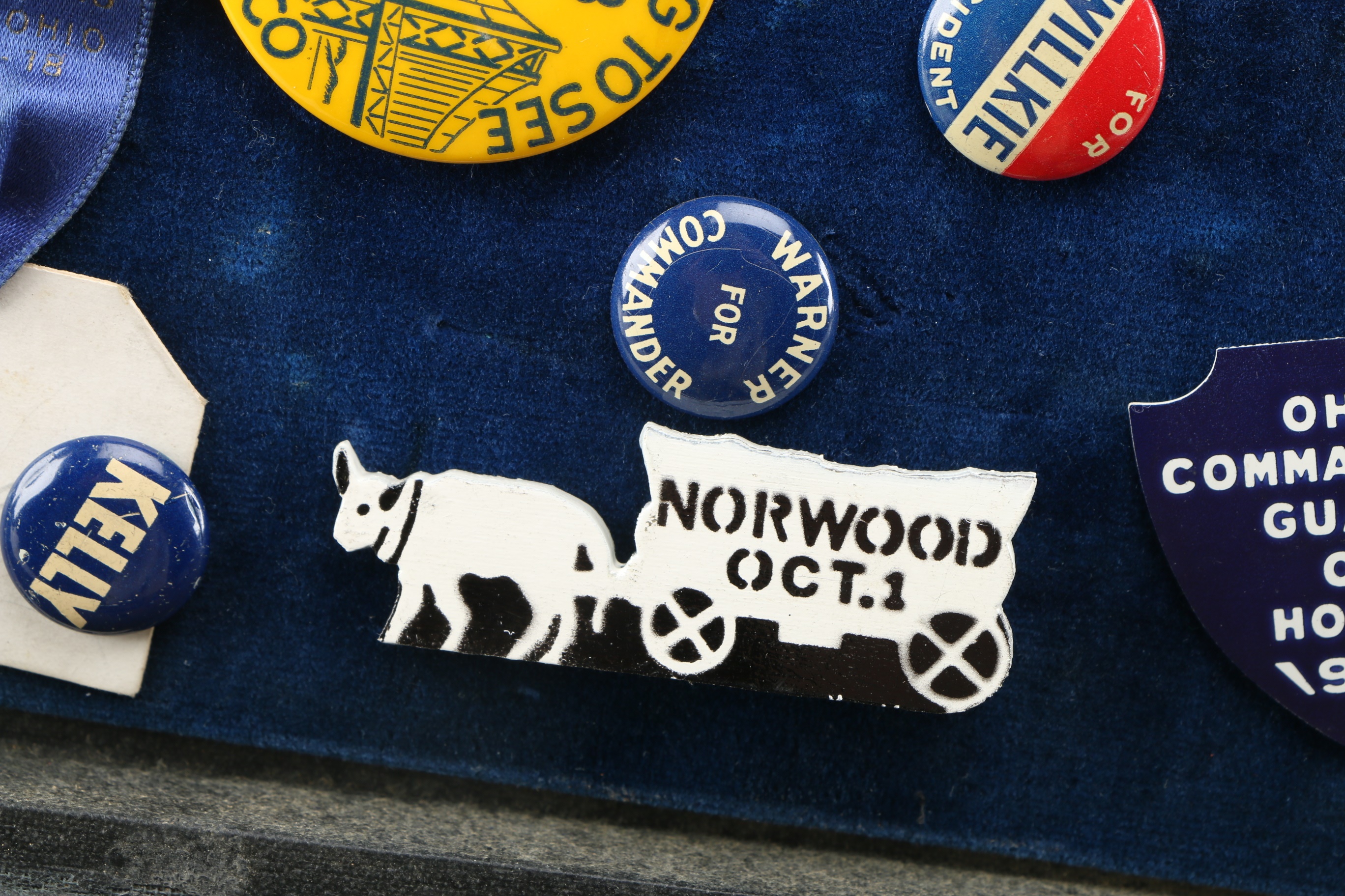 Circa 1937-41 American Legion Convention Pins with Ribbons