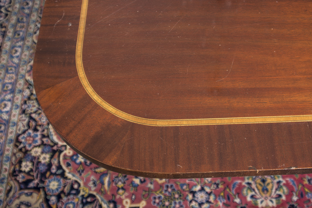 Vintage Double Pedestal Mahogany  Dining Table by Councill