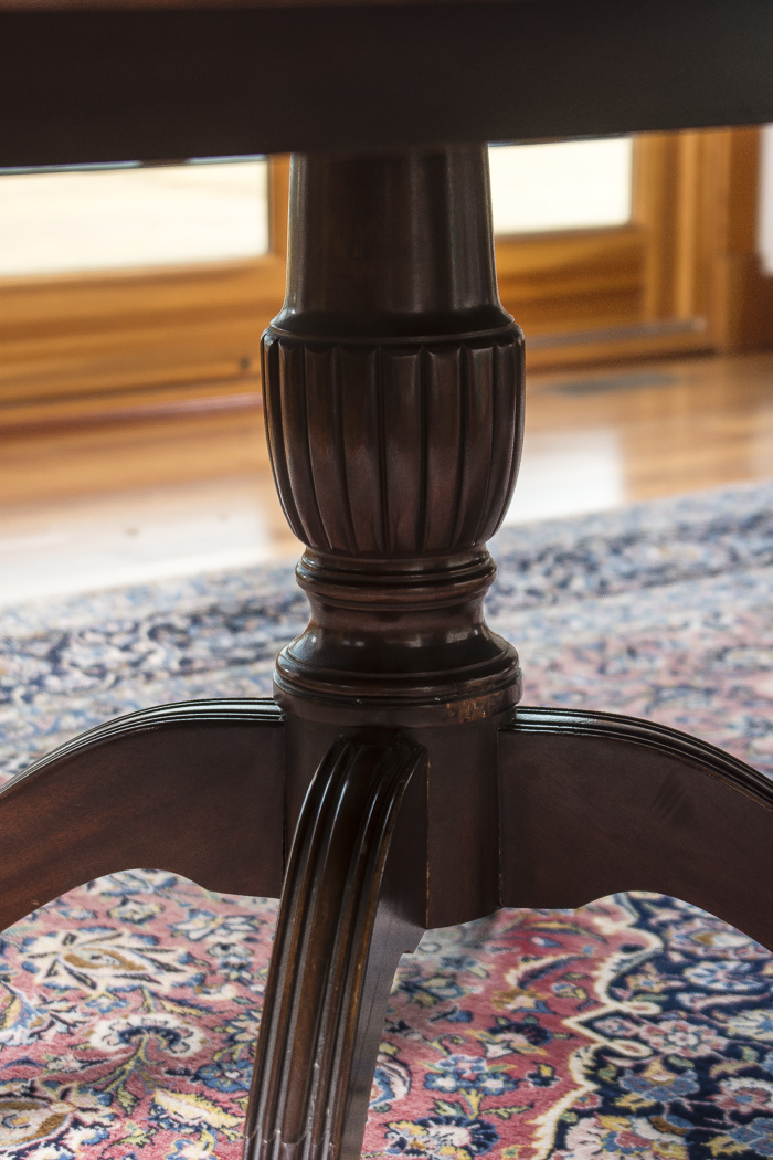 Vintage Double Pedestal Mahogany  Dining Table by Councill