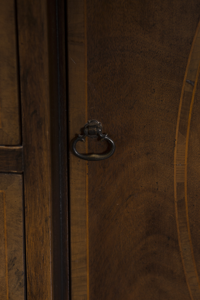 George III Style Mahogany Breakfront Secretaire by Baker